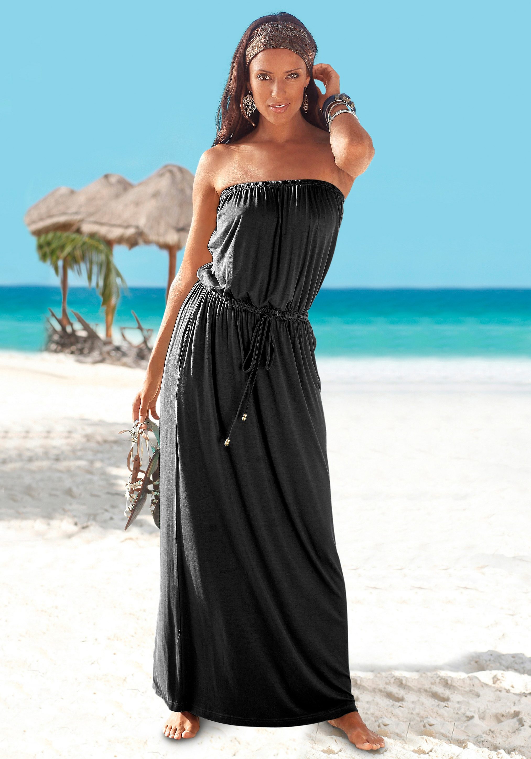 Lascana Maxi-jurk zwart