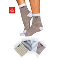 h.i.s basic sokken met ingebreid logo (4 paar) wit