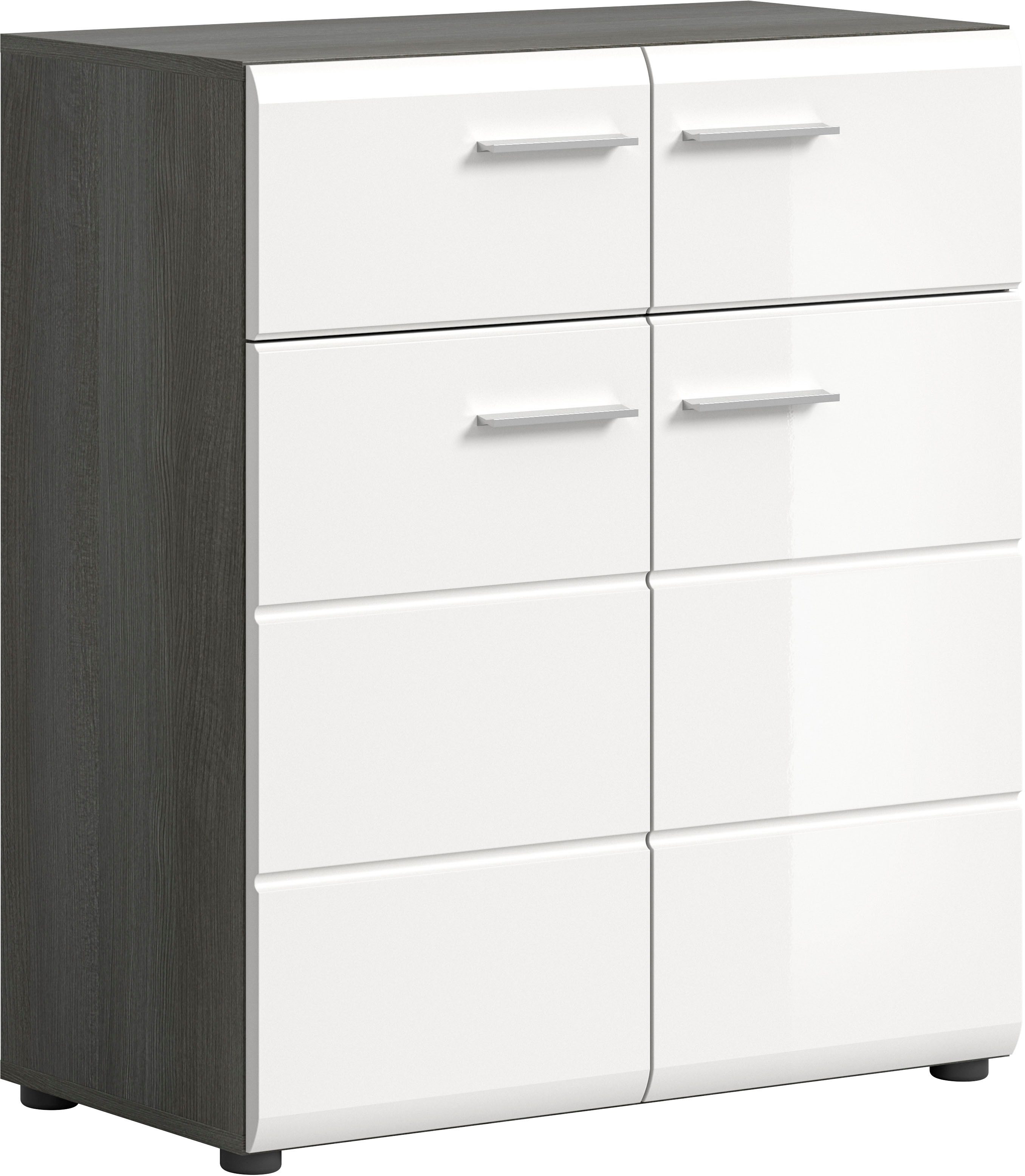 INOSIGN Schoenenkast Rumba, Breedte 80 cm, Hoogglans Front, 2 deuren, 4 legplanken,