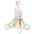 fehn grijpspeeltje activity-octopus ter bevestiging aan kinderwagen, babyzitje of bed multicolor