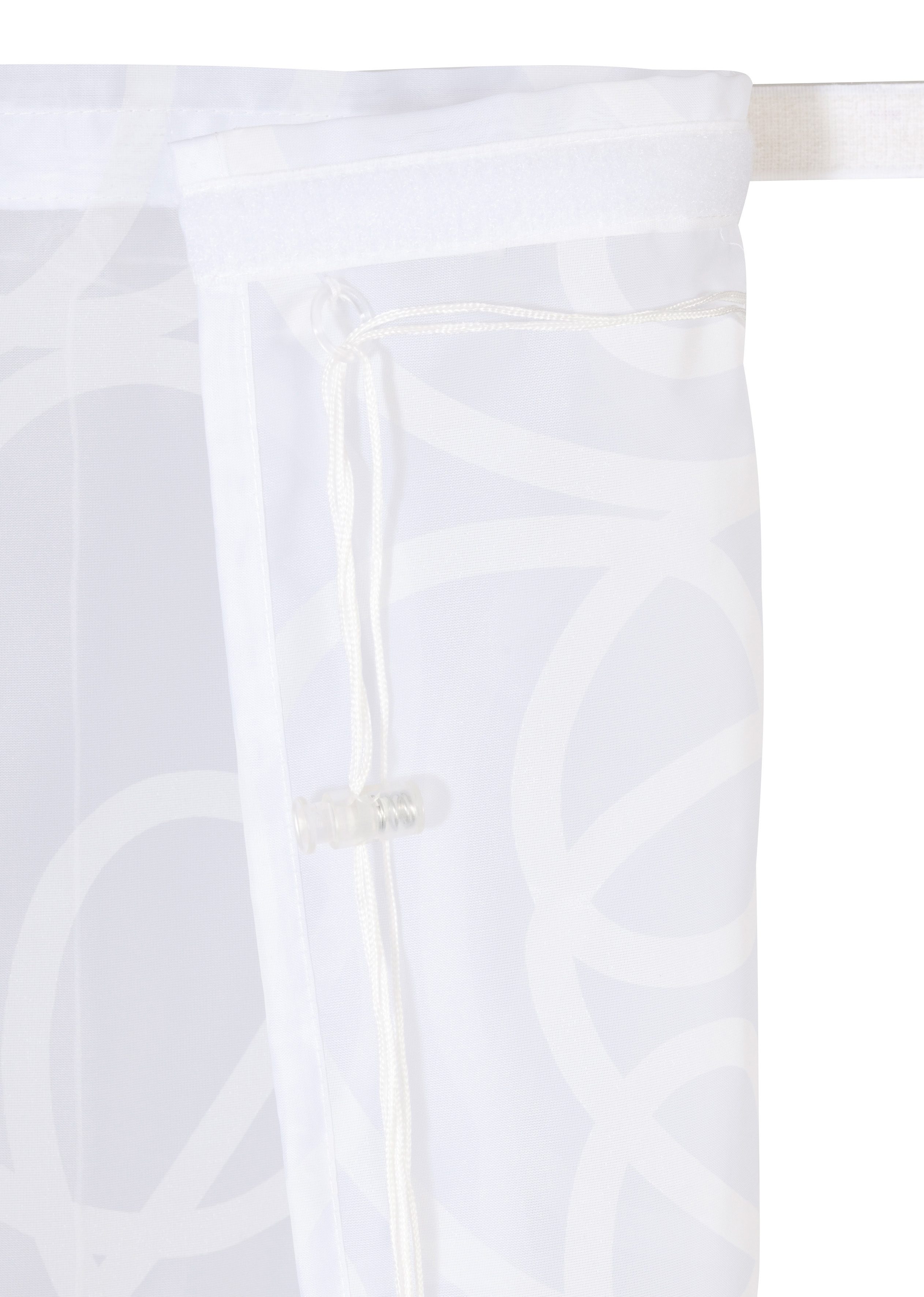 my home Romeins rolgordijn Tanaro Transparant, voile, polyester (1 stuk)