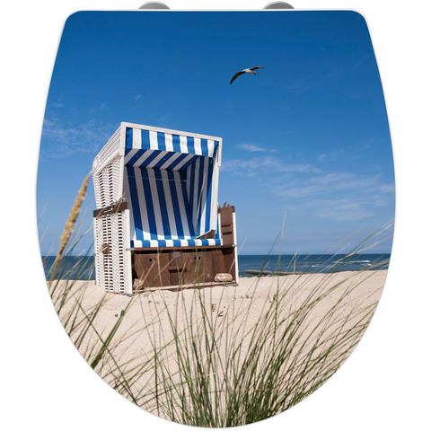 Wenko Duroplast toiletbril beach