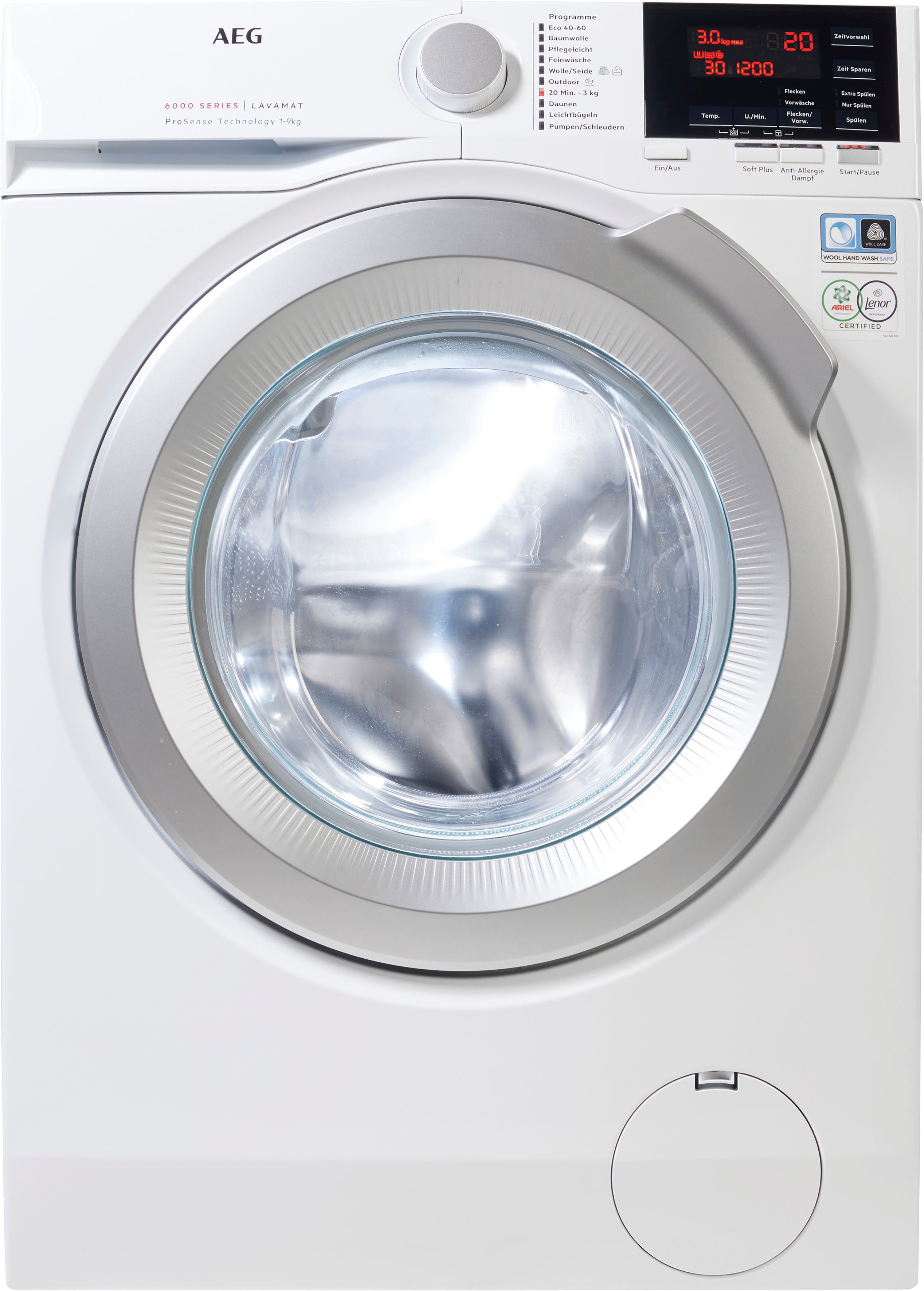 AEG Wasmachine L6FB49VFL, Hygiëne-/ antiallergieprogramma met damp