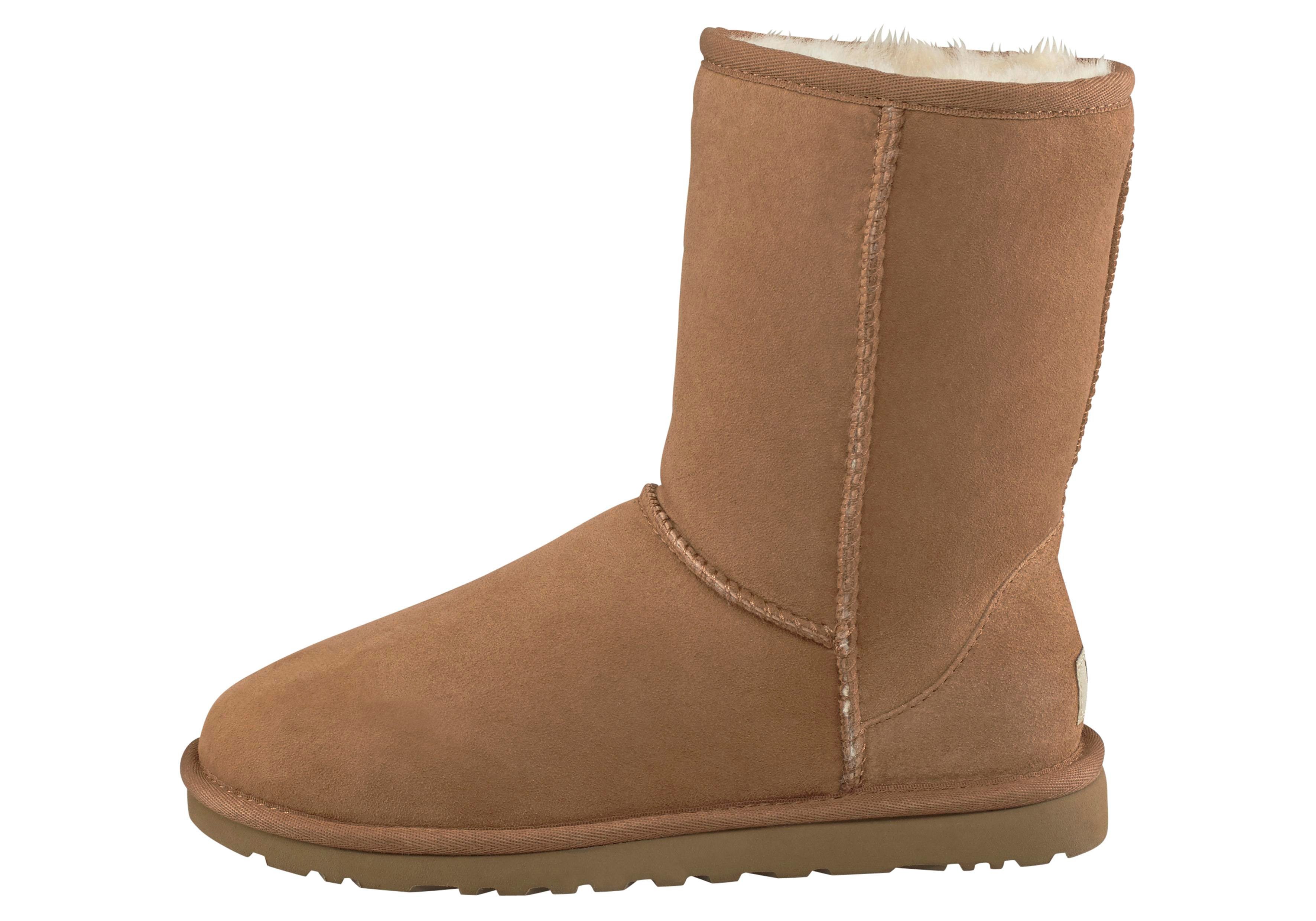 UGG Winterlaarzen Classic Short 2 laarzen, instap laarzen in klassiek ontwerp