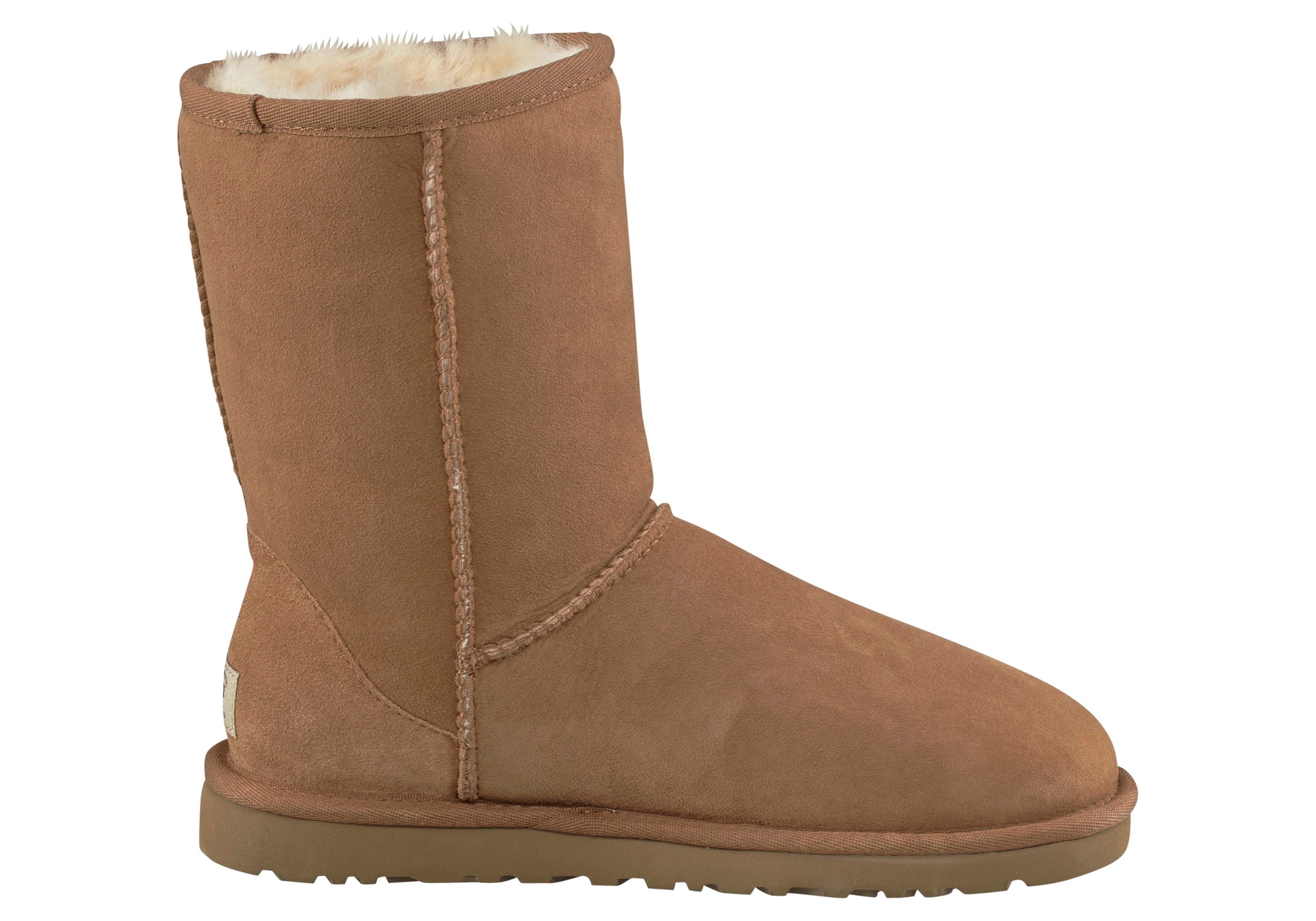 UGG Winterlaarzen Classic Short 2 laarzen, instap laarzen in klassiek ontwerp