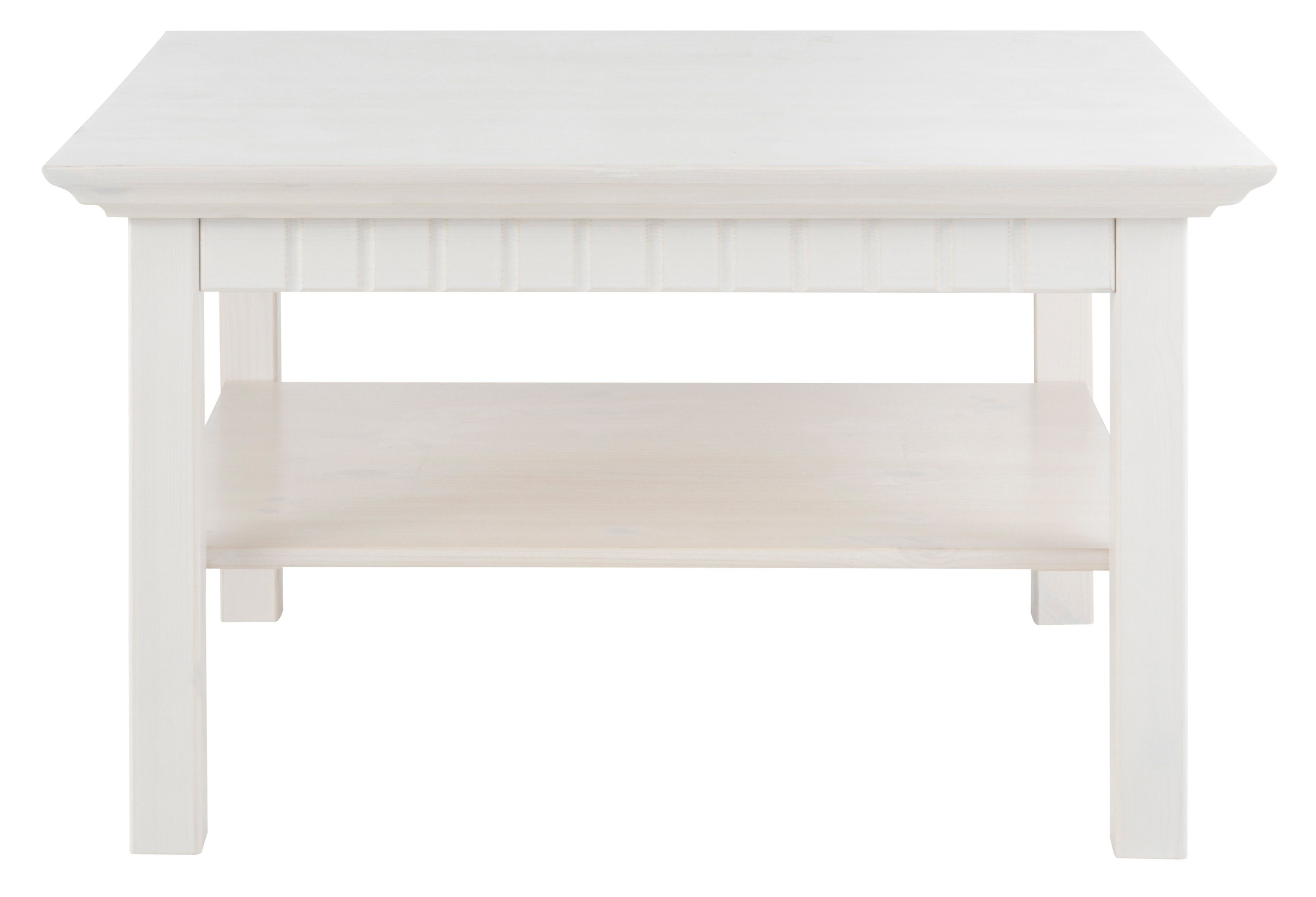 Home affaire Salontafel Lisa Koffietafel, massief grenenhout, B/D/H: 76x76x45 cm