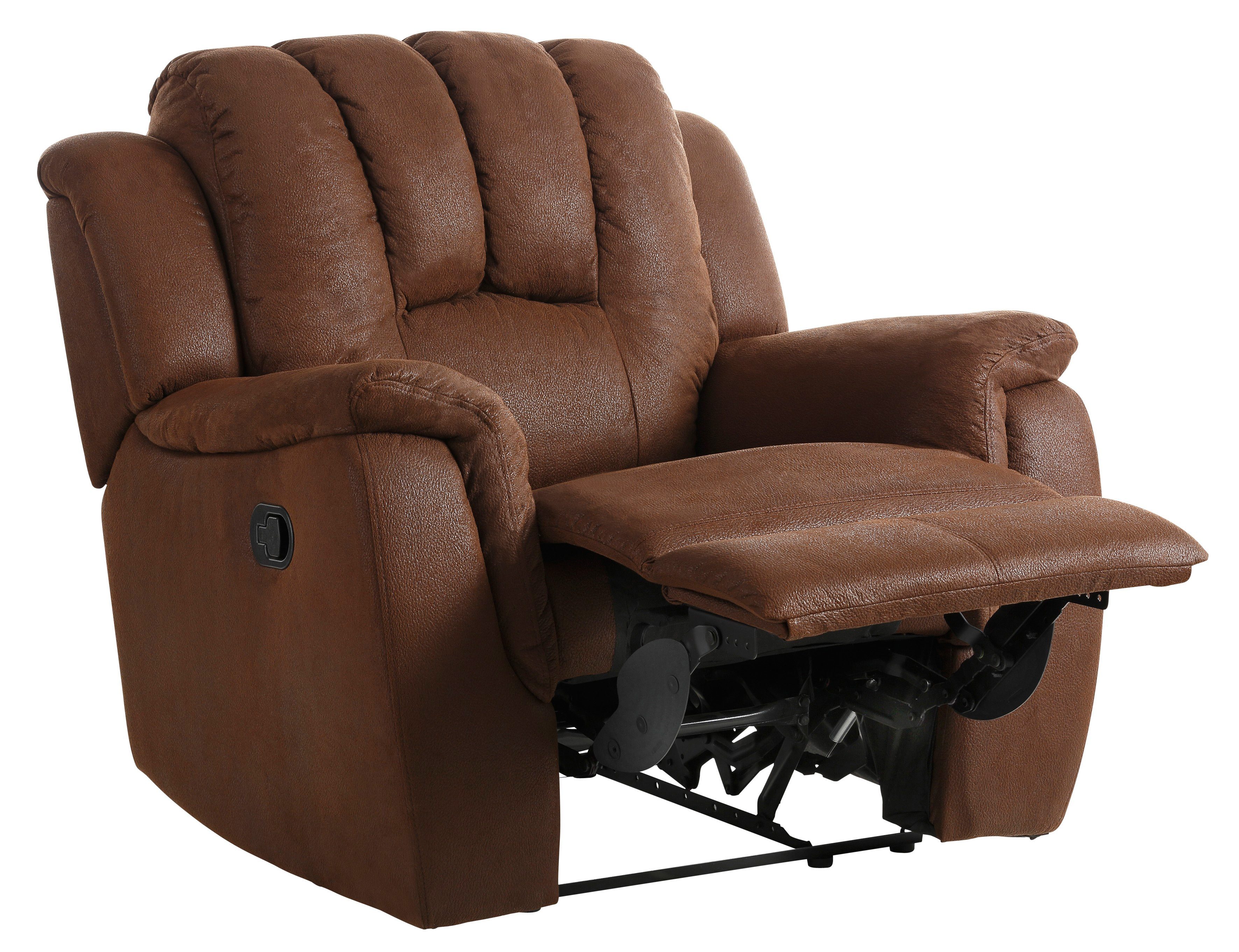 Home affaire XXL-fauteuil Markus met royale relaxfunctie, met binnenvering, hoge belastbaarheid (set)