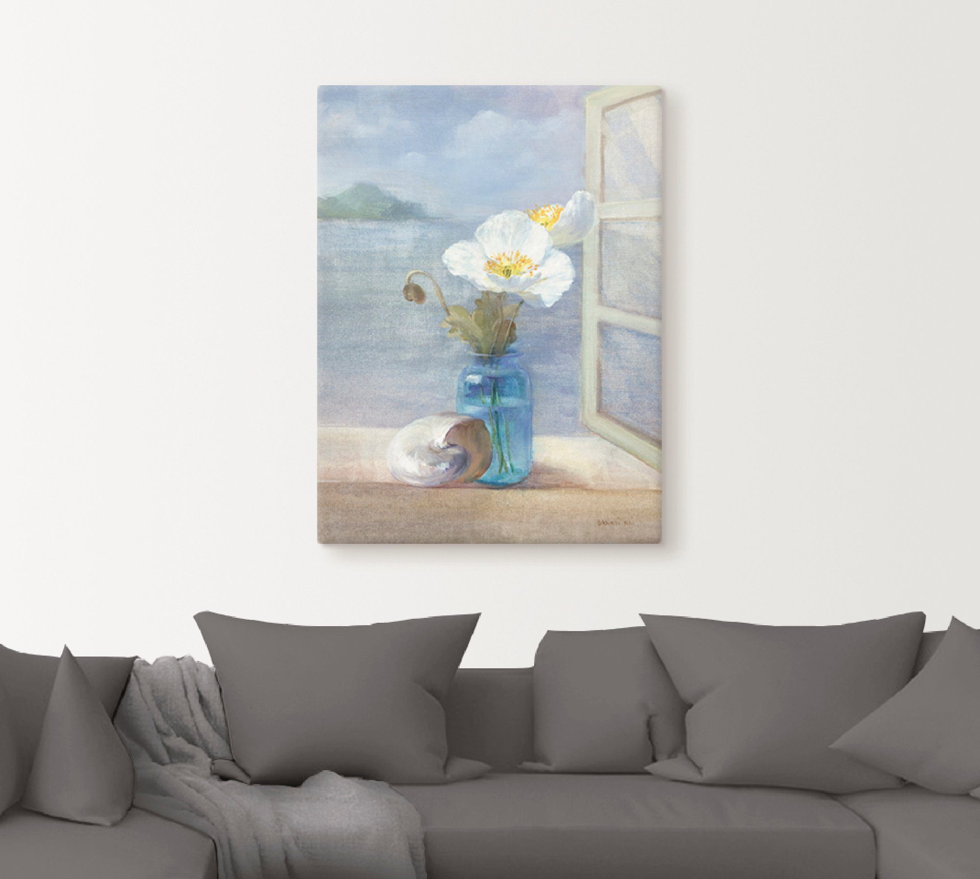 Artland Artprint Kusten bloemen II als artprint op linnen, poster in verschillende formaten maten