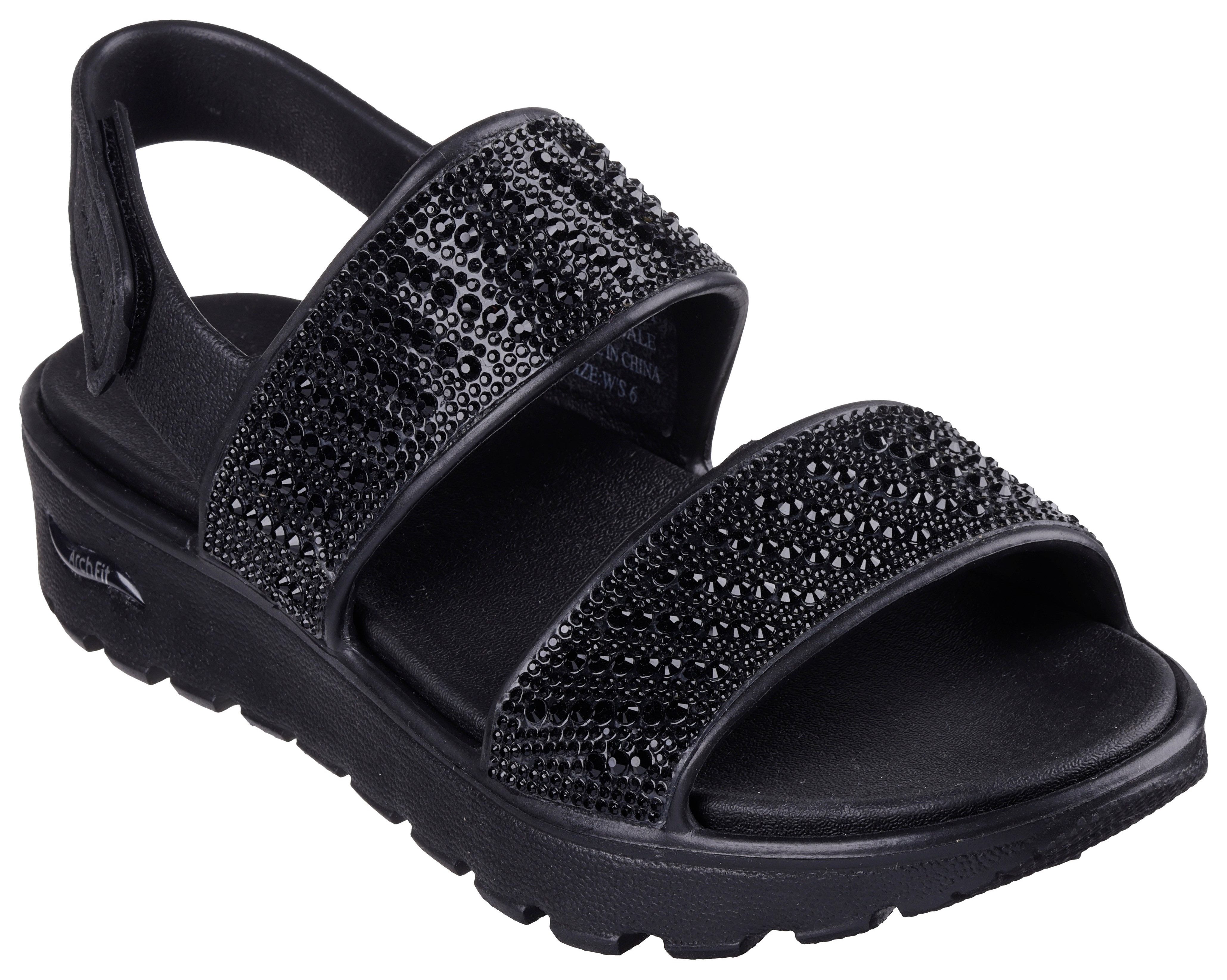 Skechers Sandalen ARCH FIT FOOTSTEPS-ENCHANT dames sportieve sandalen maat 38 zwart