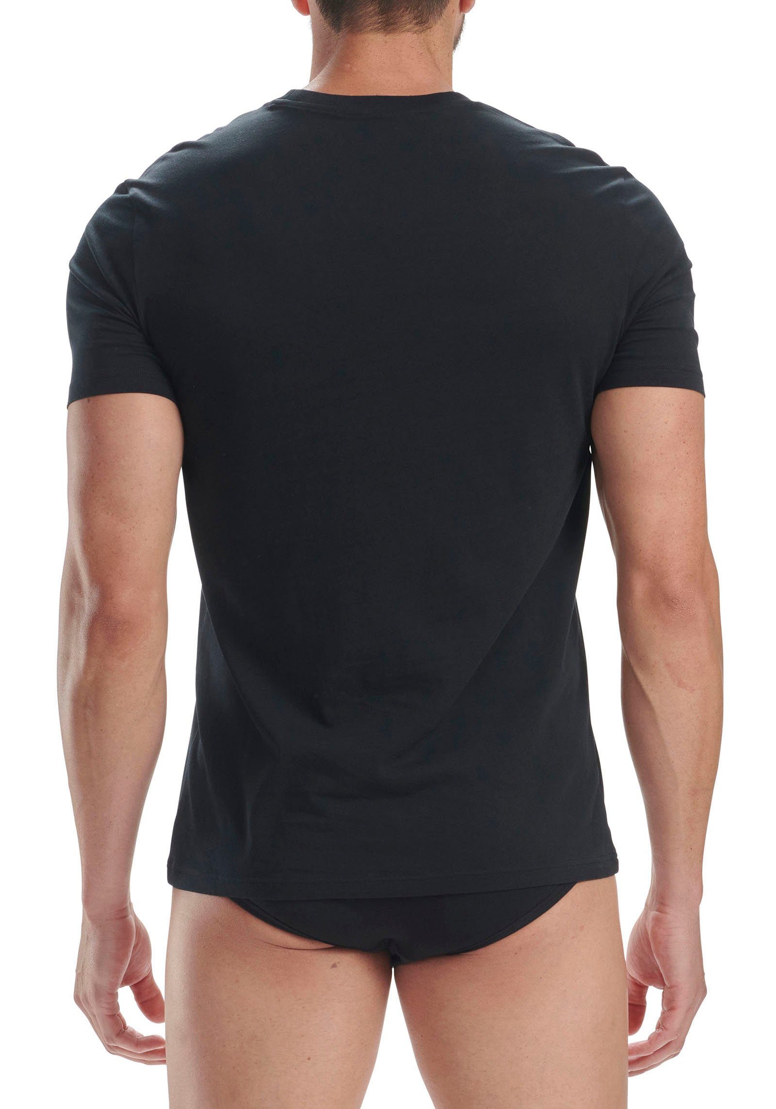 adidas Sportswear T-shirt Active Flex Cotton met ronde hals en slim fit (2-delig, Set van 2)