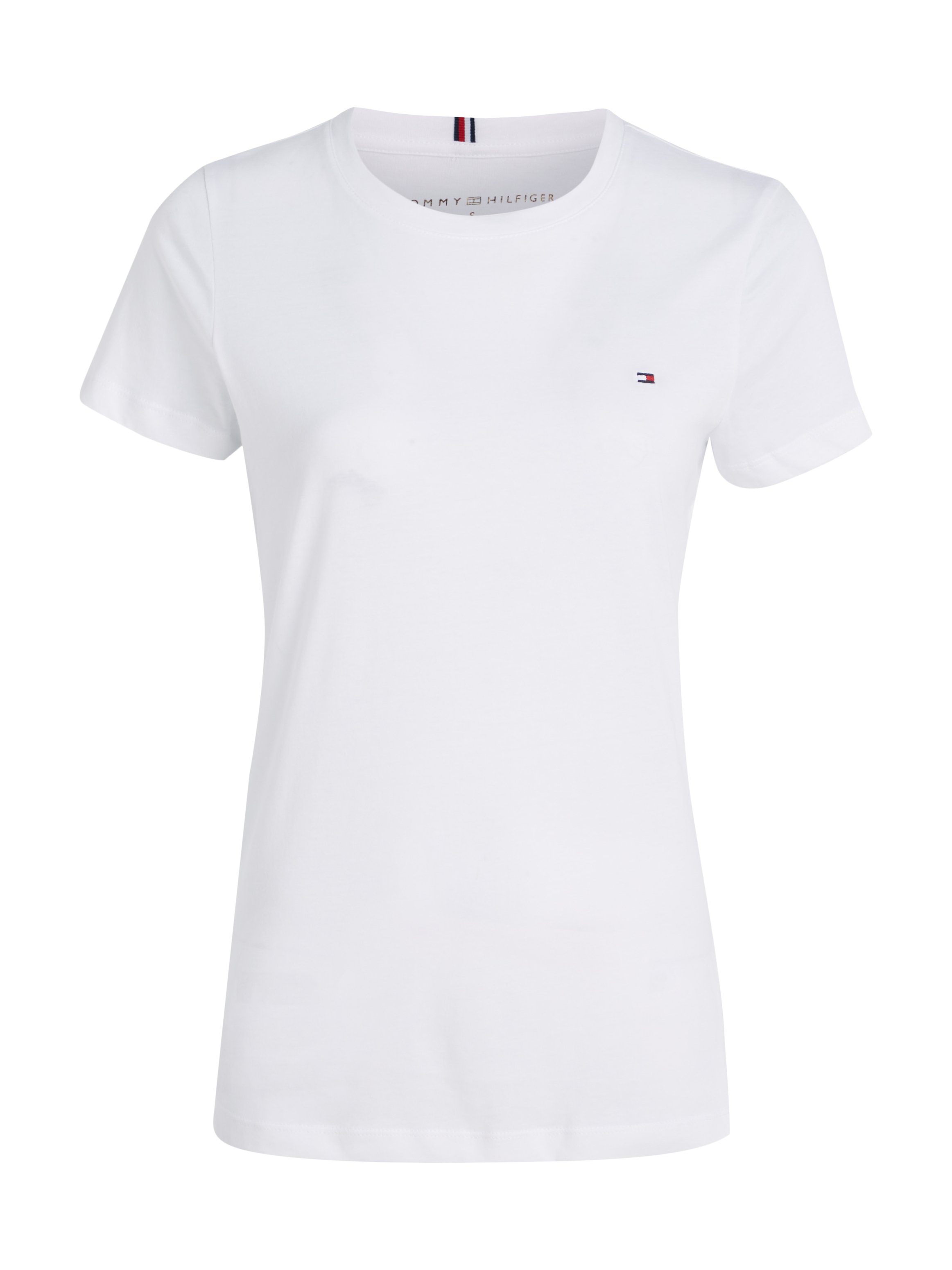 Tommy Hilfiger T-shirt HERITAGE CREW NECK TEE met tommy hilfiger-merklabel op borsthoogte
