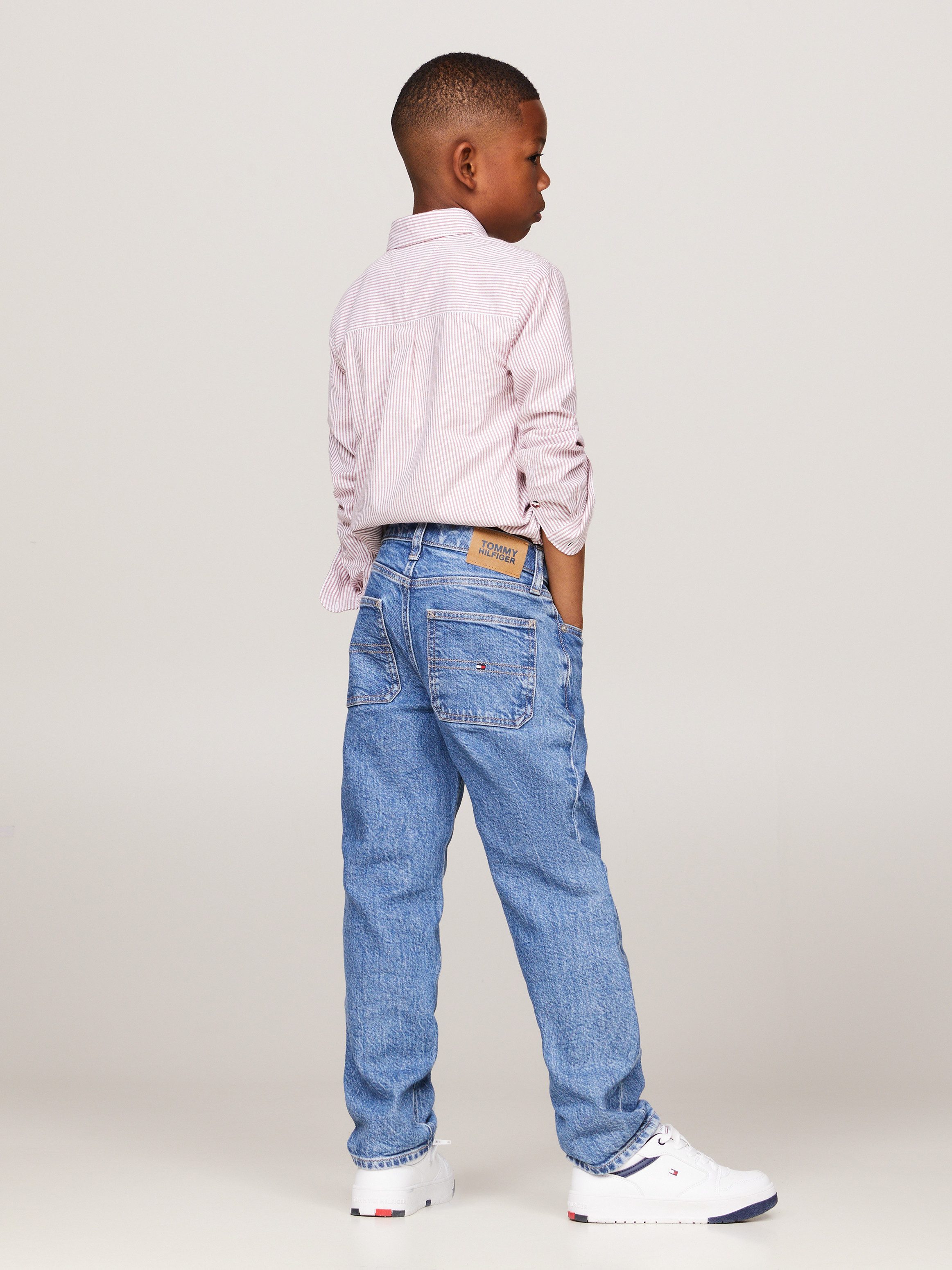 Tommy Hilfiger Straight jeans SKATER MID SALT&PEPPER DENIM