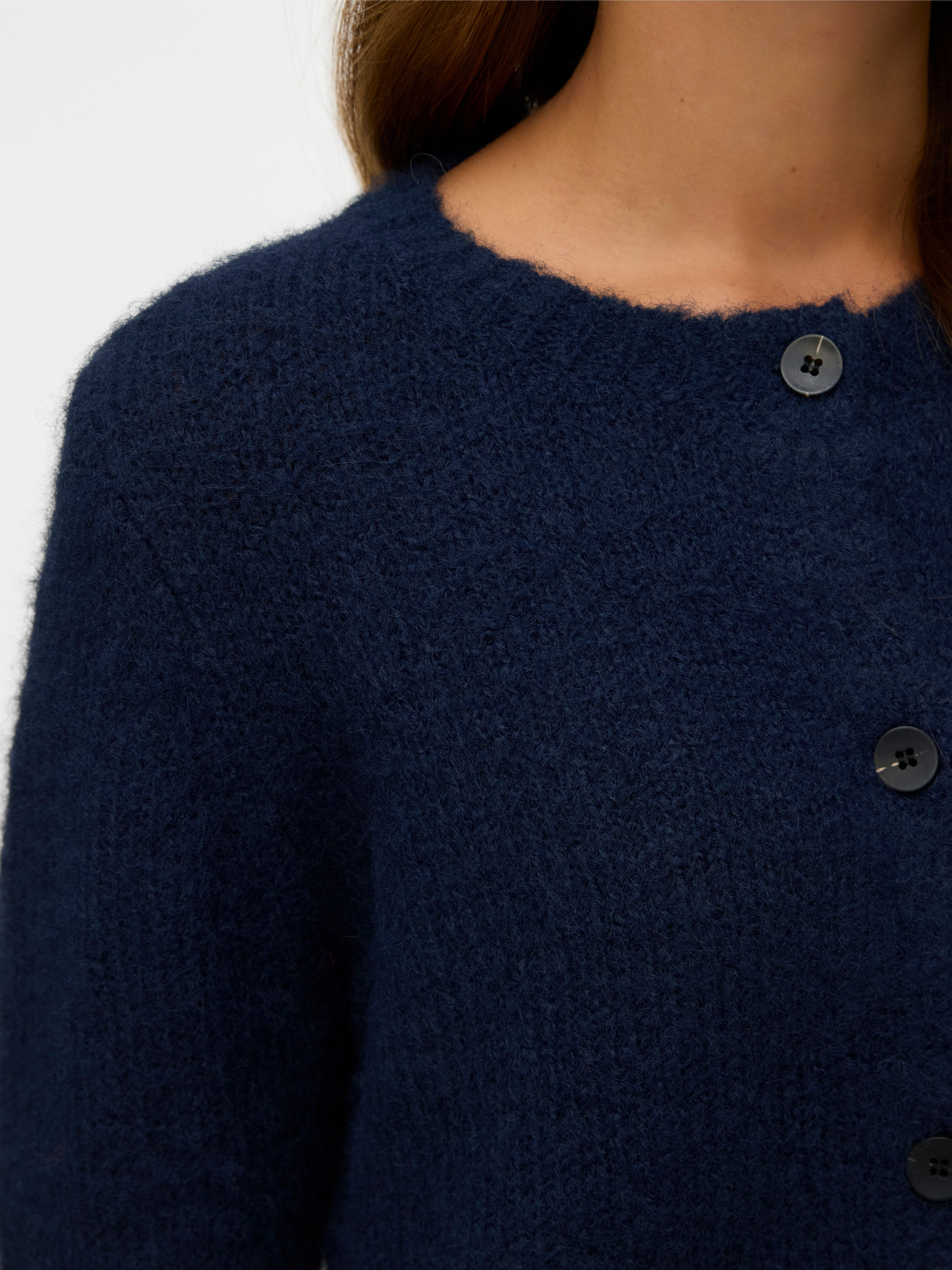 Vero Moda Vest VMNOVAH LS O-NECK BUTTON CARDI GA NOOS
