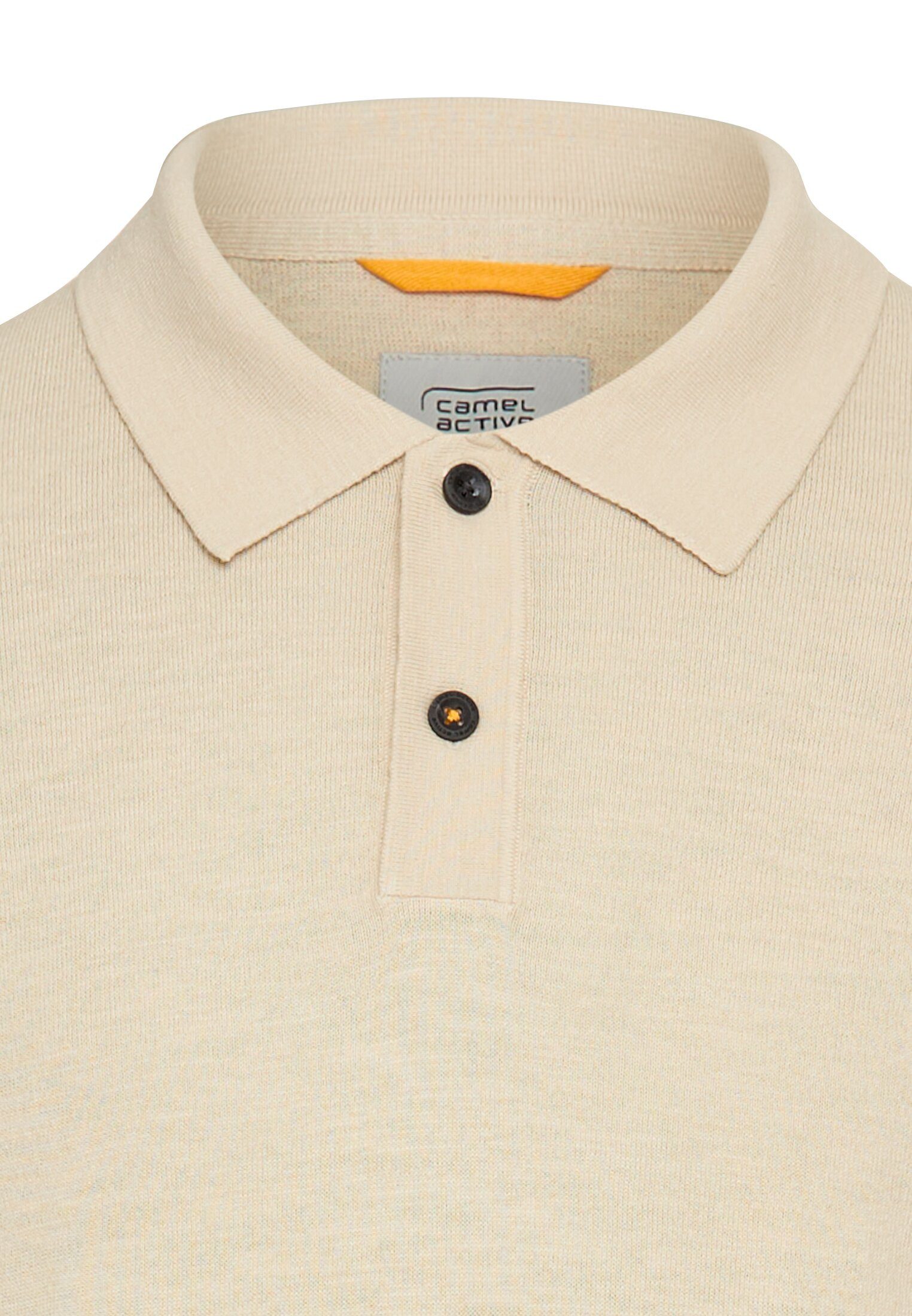 camel active Poloshirt met lange mouwen