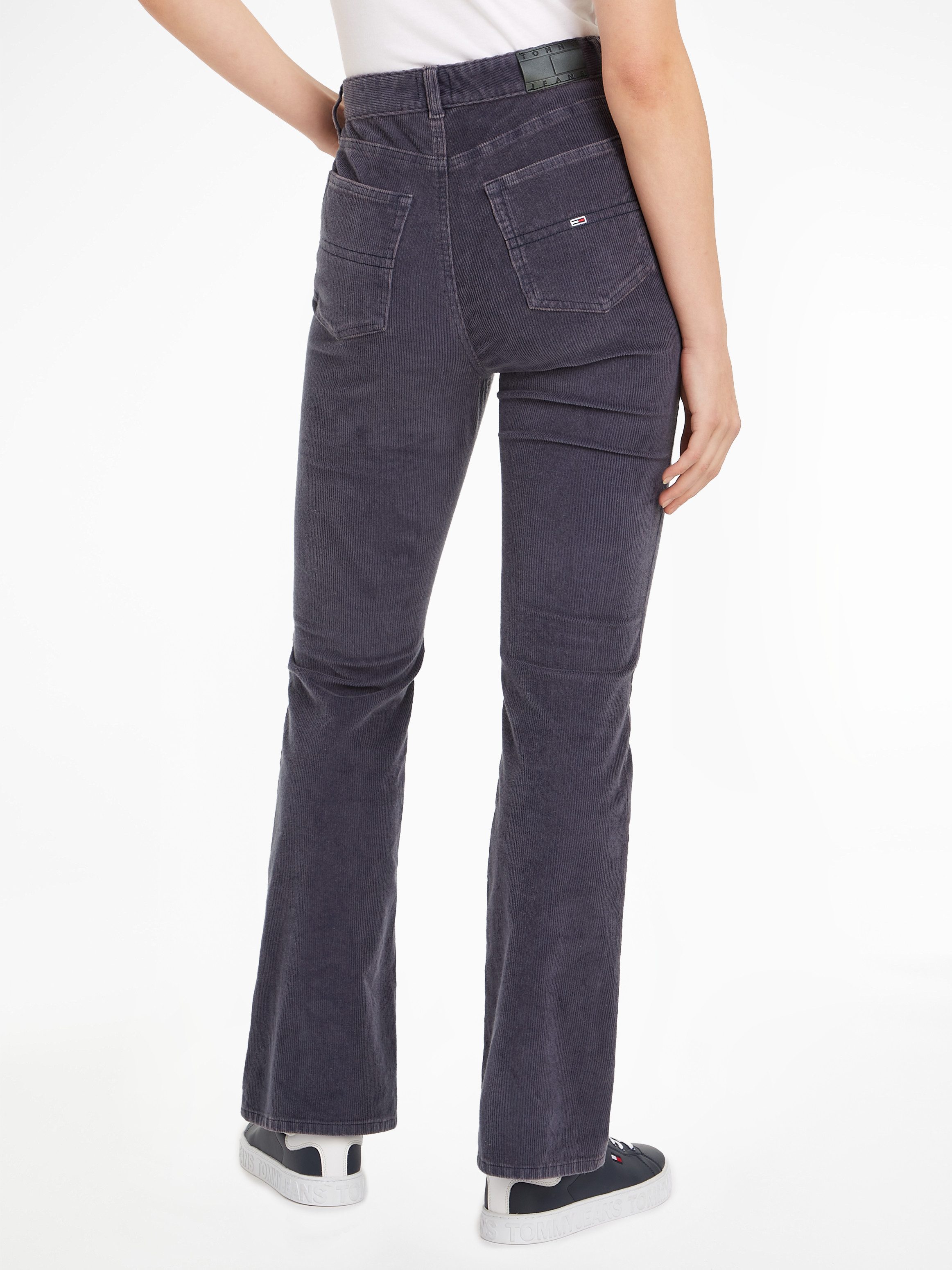 TOMMY JEANS Broek met wijde pijpen TJW SYLVIA HR FLARE WASHED CORD
