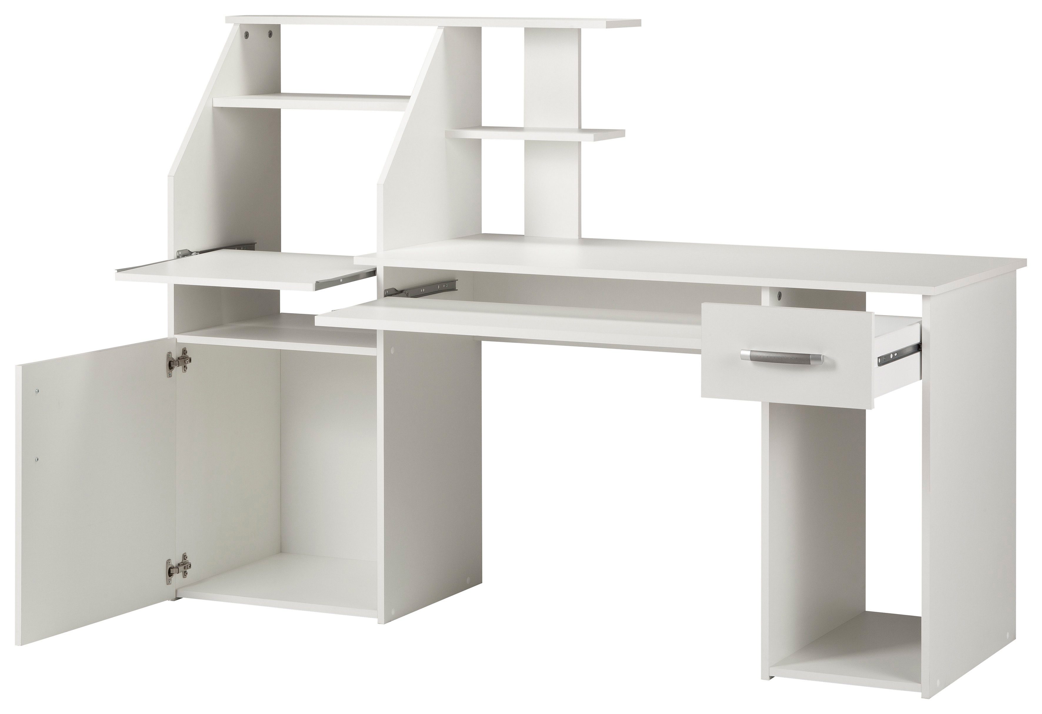 VOGL Möbelfabrik Bureau Don met uittrekplank voor het toetsenbord, made in germany