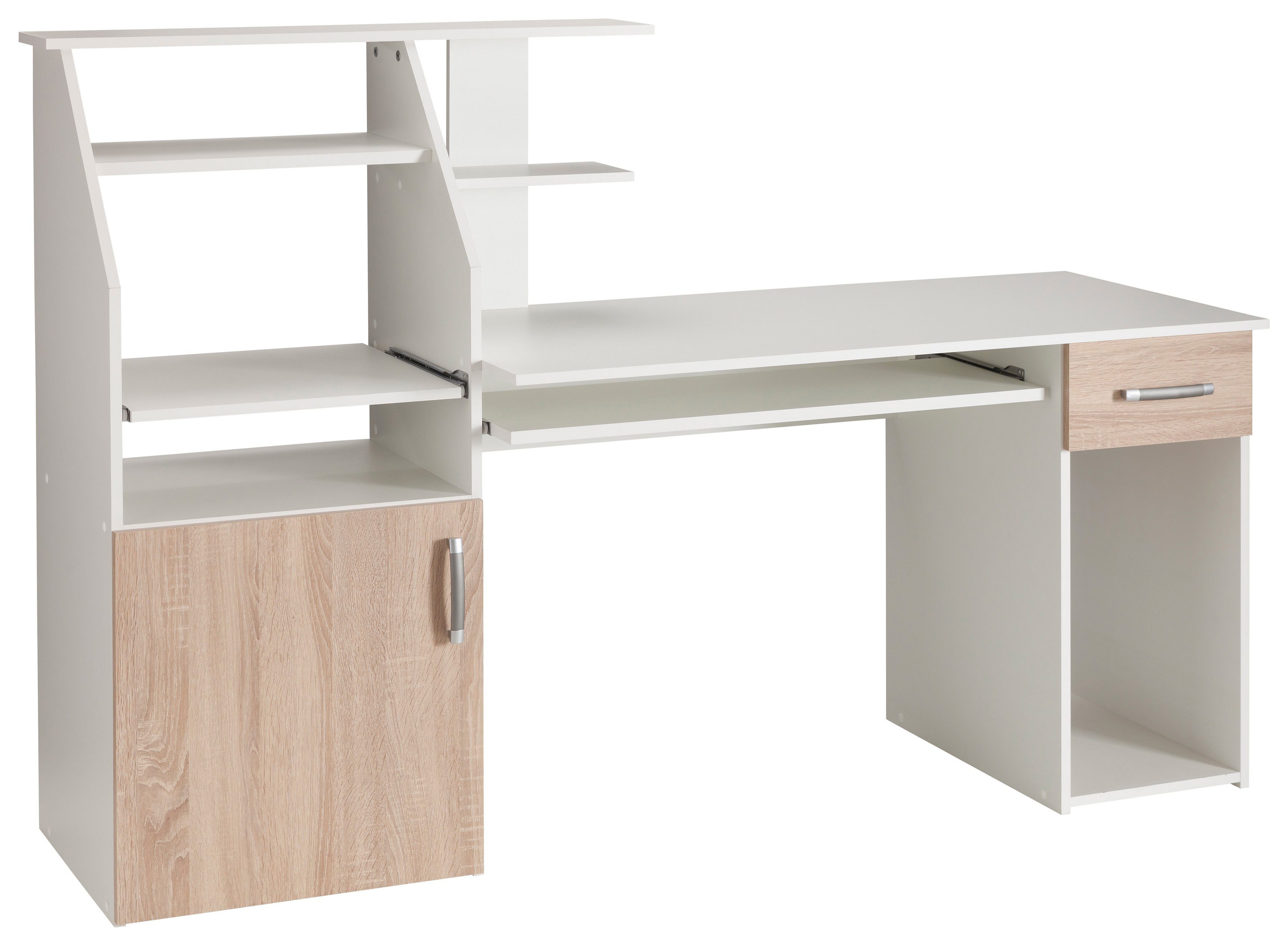 VOGL Möbelfabrik Bureau Don met uittrekplank voor het toetsenbord, made in germany