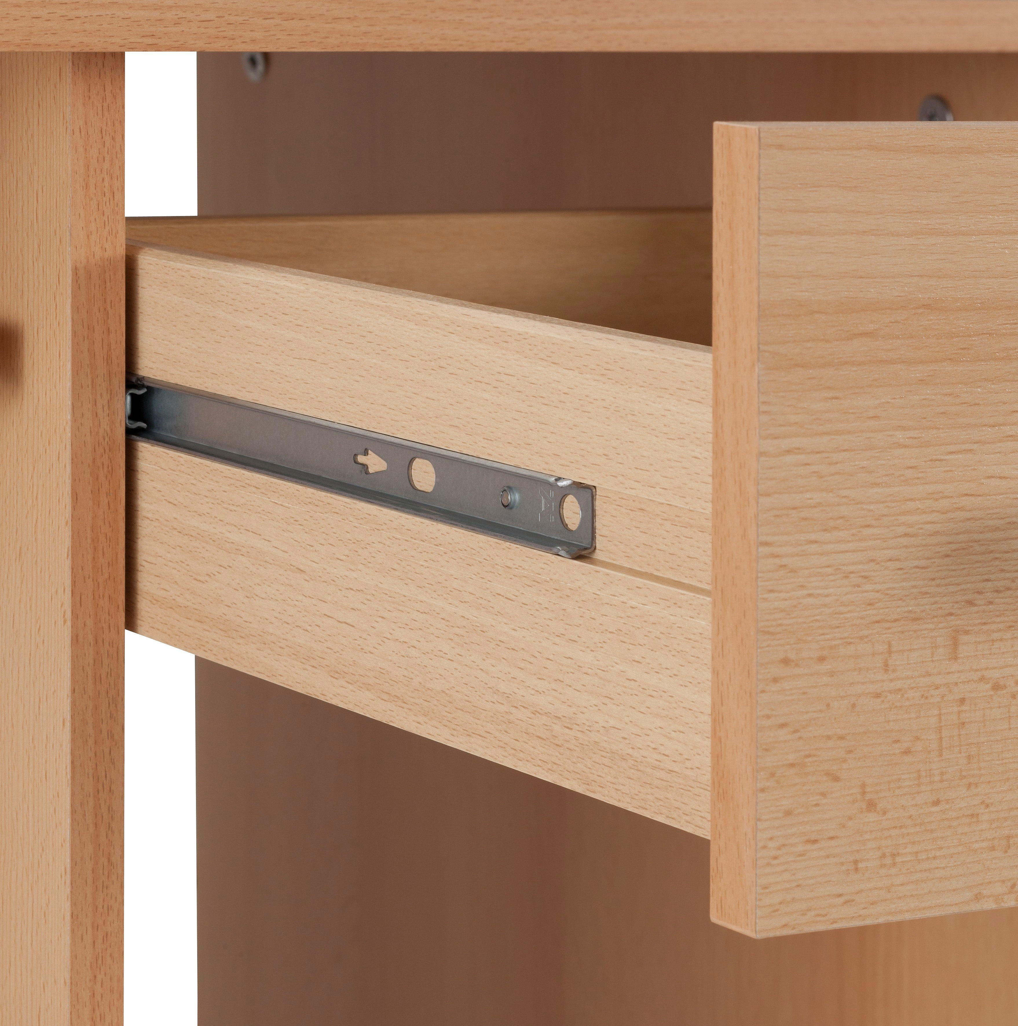 VOGL Möbelfabrik Bureau Don met uittrekplank voor het toetsenbord, made in germany