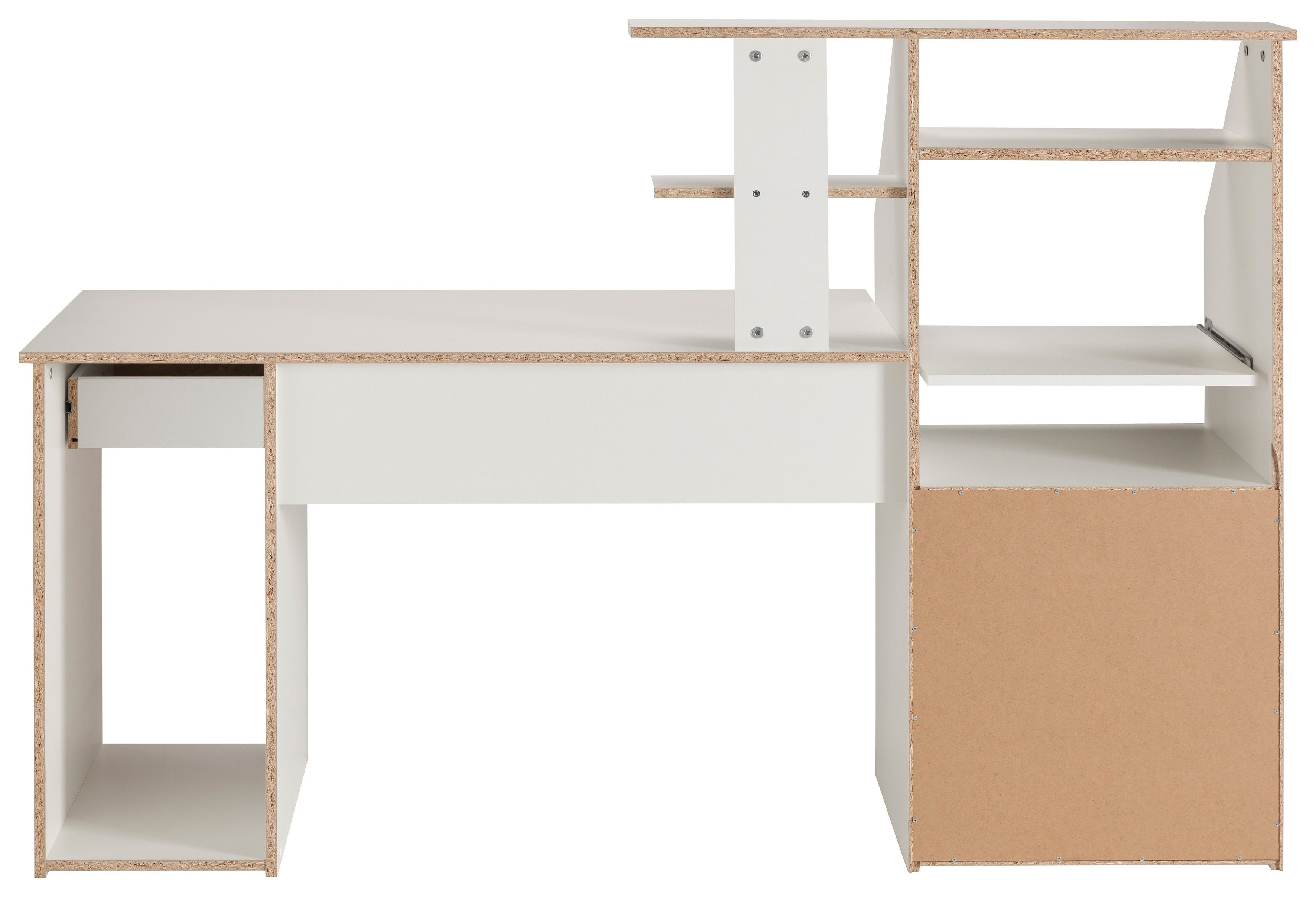 VOGL Möbelfabrik Bureau Don met uittrekplank voor het toetsenbord, made in germany