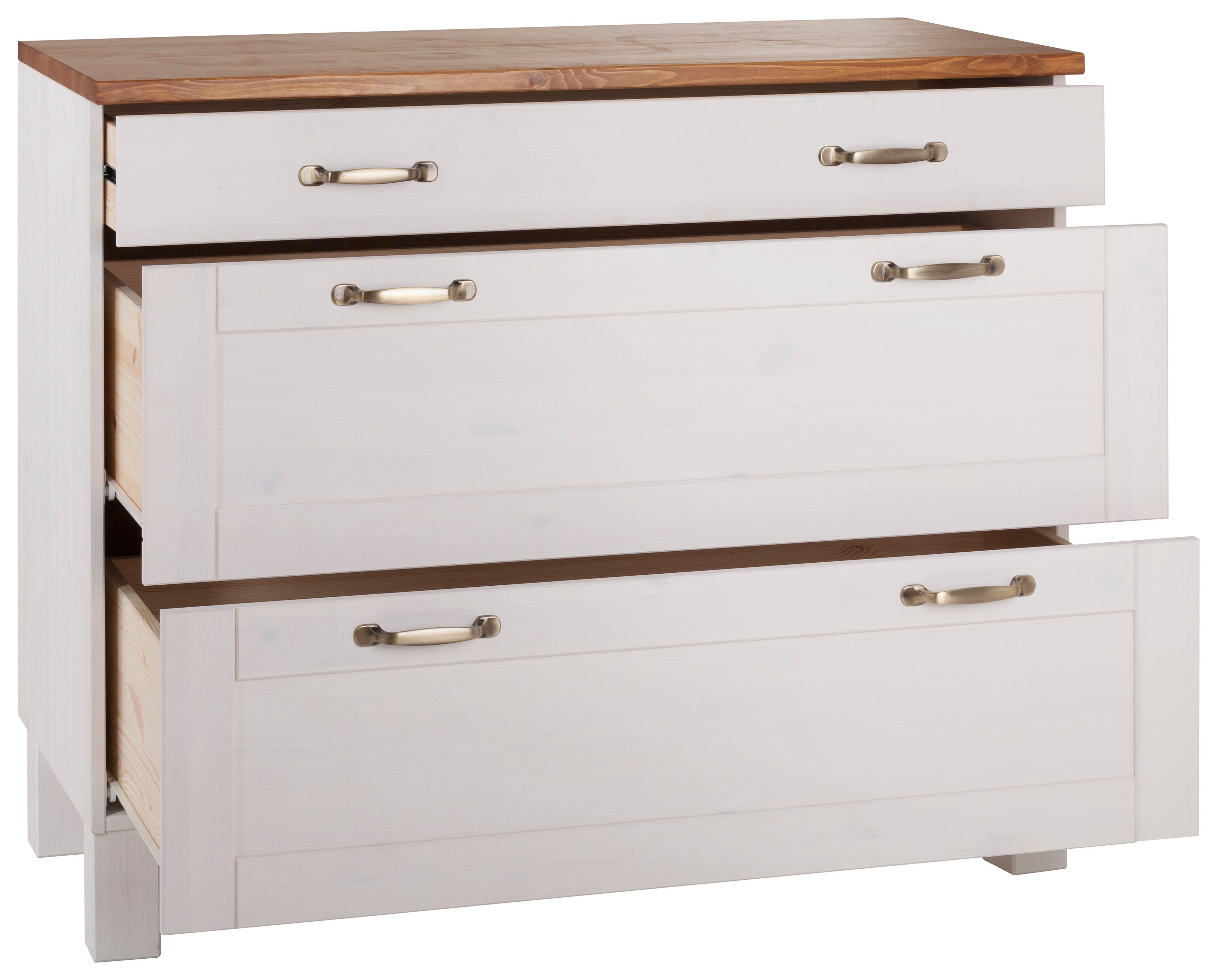 Home affaire Onderkast Alby Breedte 100 cm, 3 laden