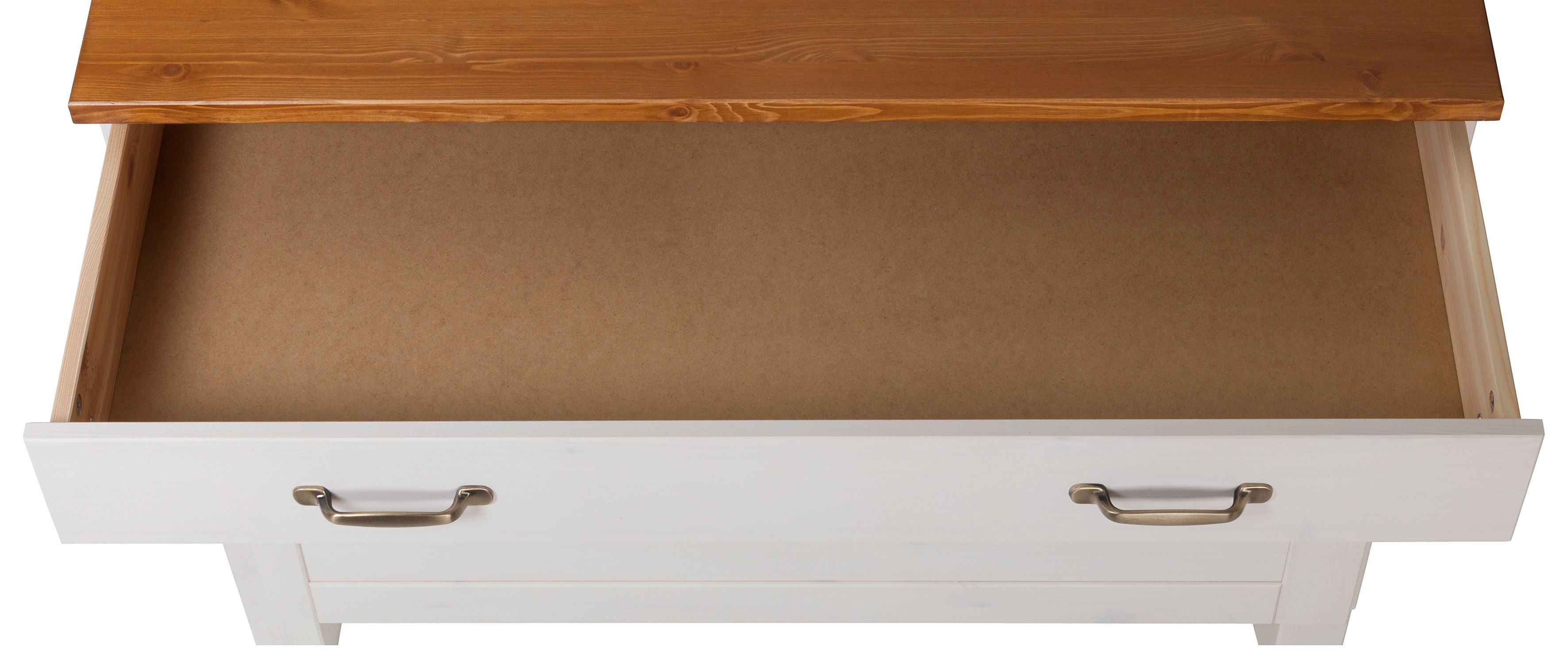 Home affaire Onderkast Alby Breedte 100 cm, 3 laden