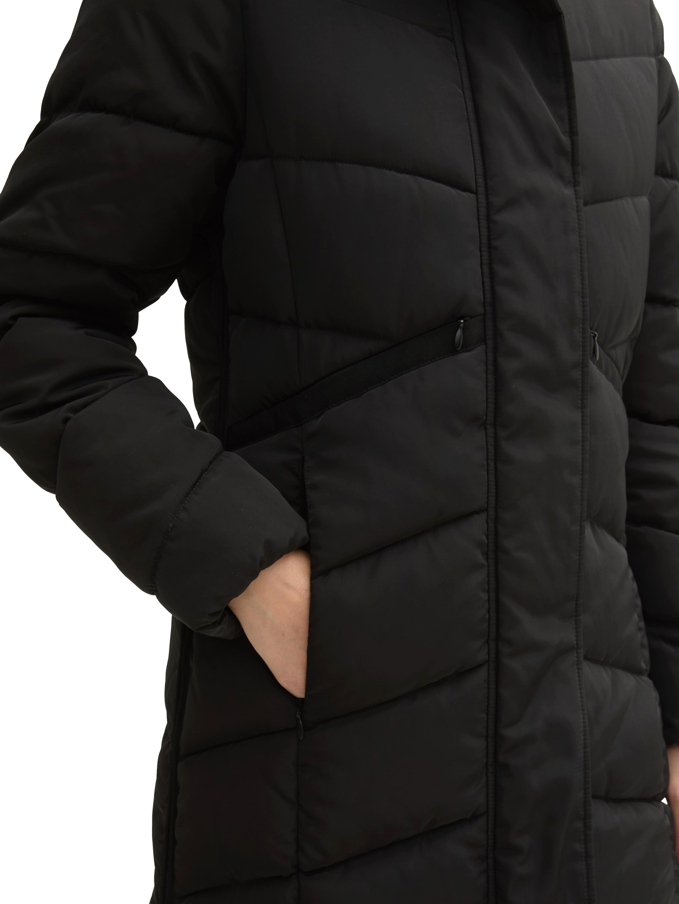 Tom Tailor Gewatteerde jas met een capuchon