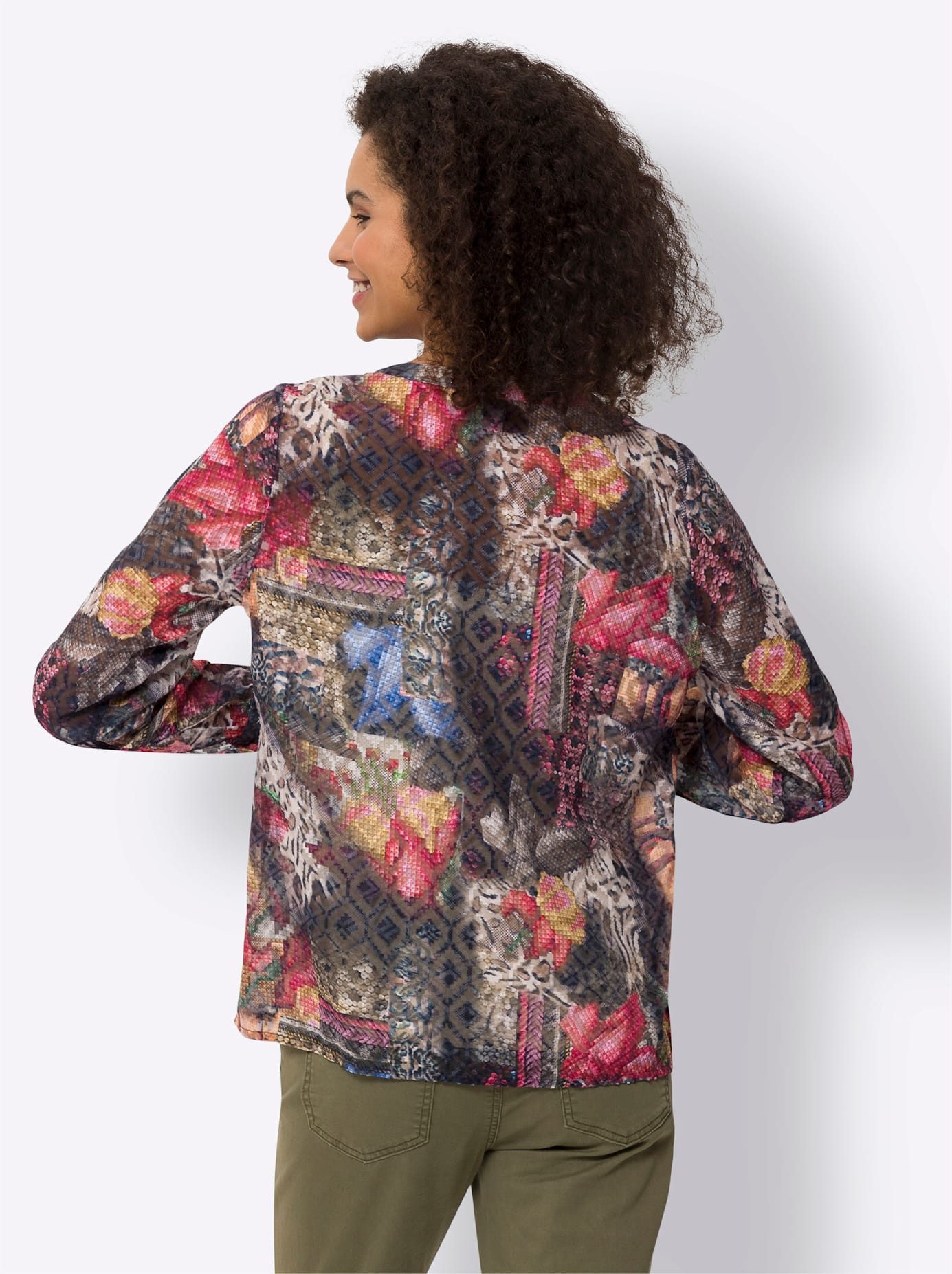 heine Gedessineerde blouse