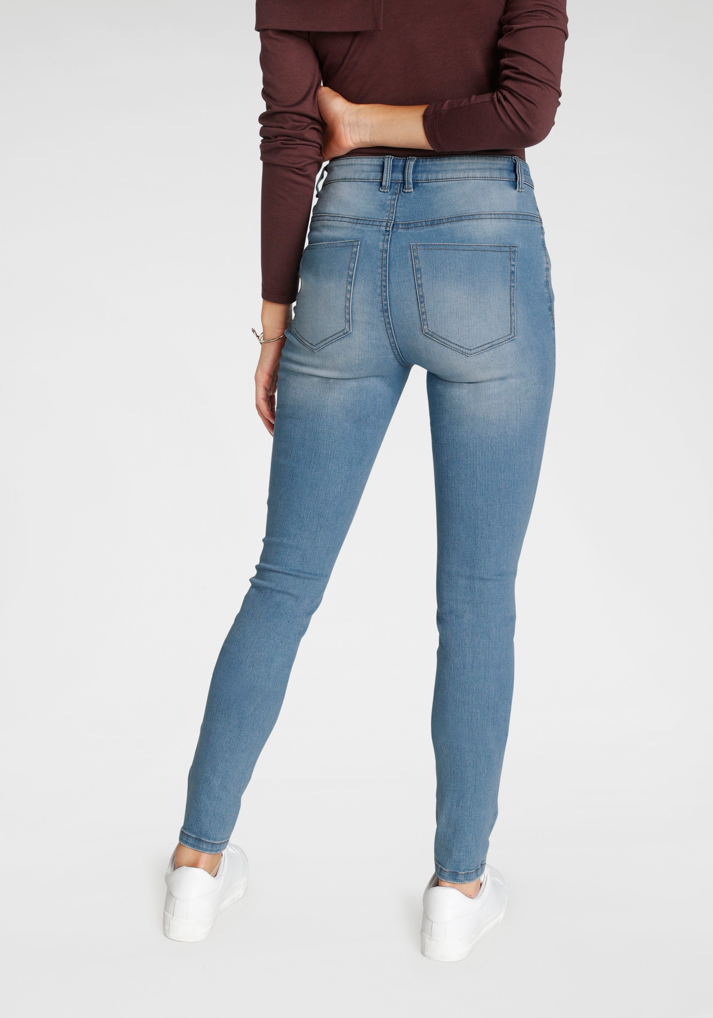 Only Skinny fit jeans ONLPAOLA met stretch