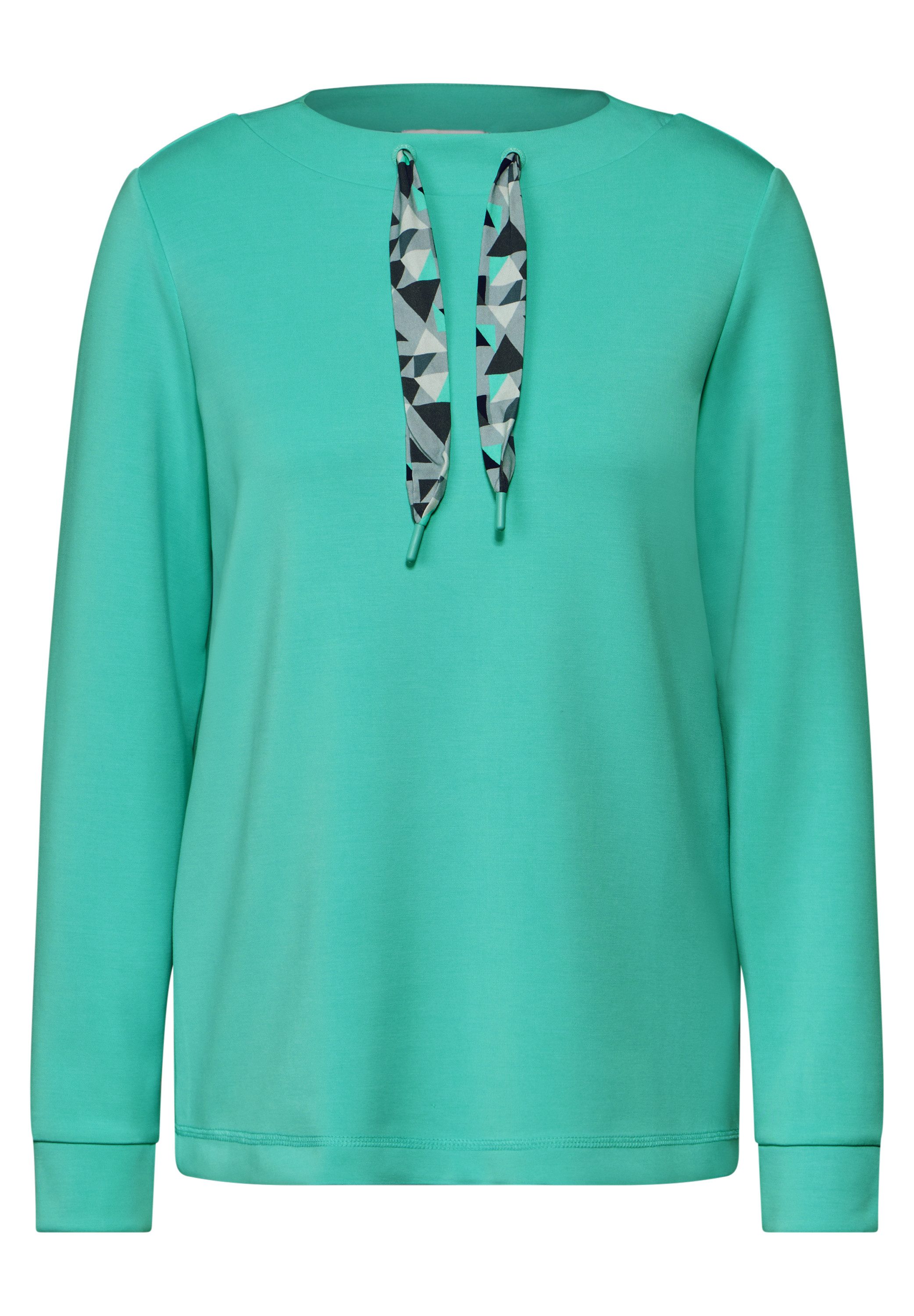 Cecil Sweatshirt met rijgkoord bij de kraag
