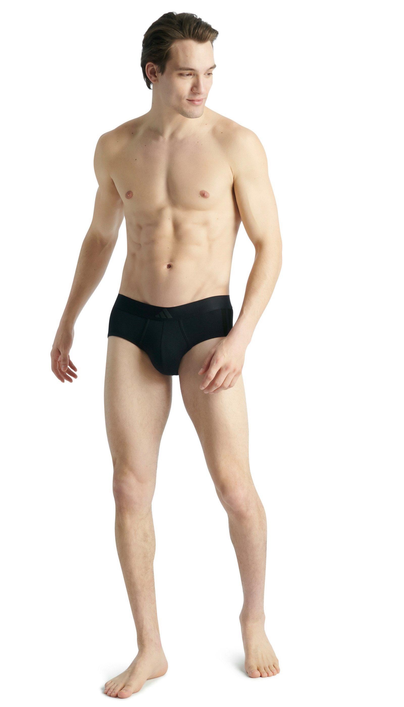 adidas Sportswear Slip Active Flex Cotton 3 Strepen (Set van 2)