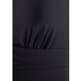 s.oliver red label beachwear badpak rome met sierring en modellerend effect zwart