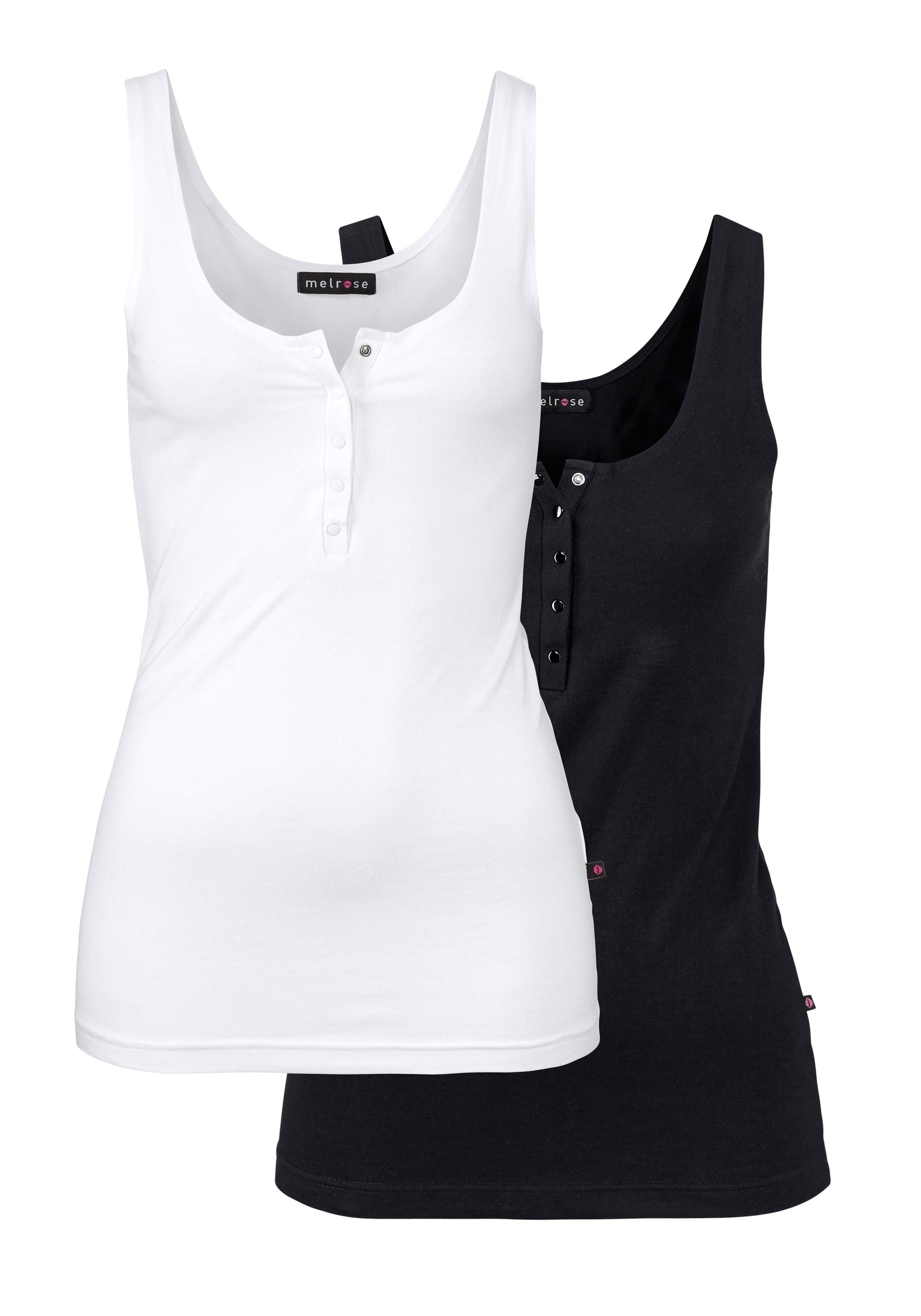 Melrose Tanktop (set, 2-delig) dames tanktops maat 42 zwart
