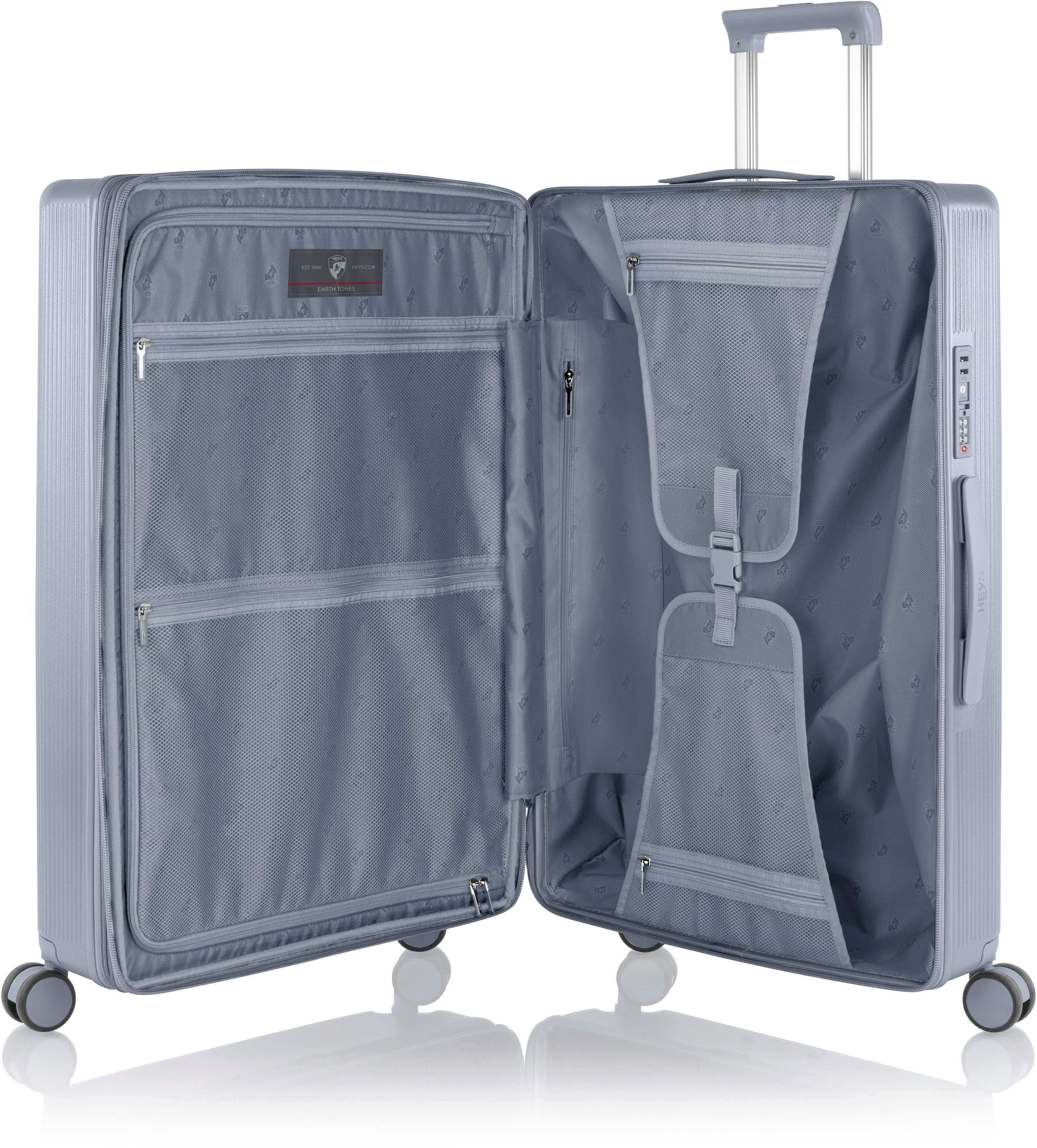 Heys Hardshell-trolley Earthtone 76 cm x Joachim Llambi reisbagage TSA-slot volumevergroting