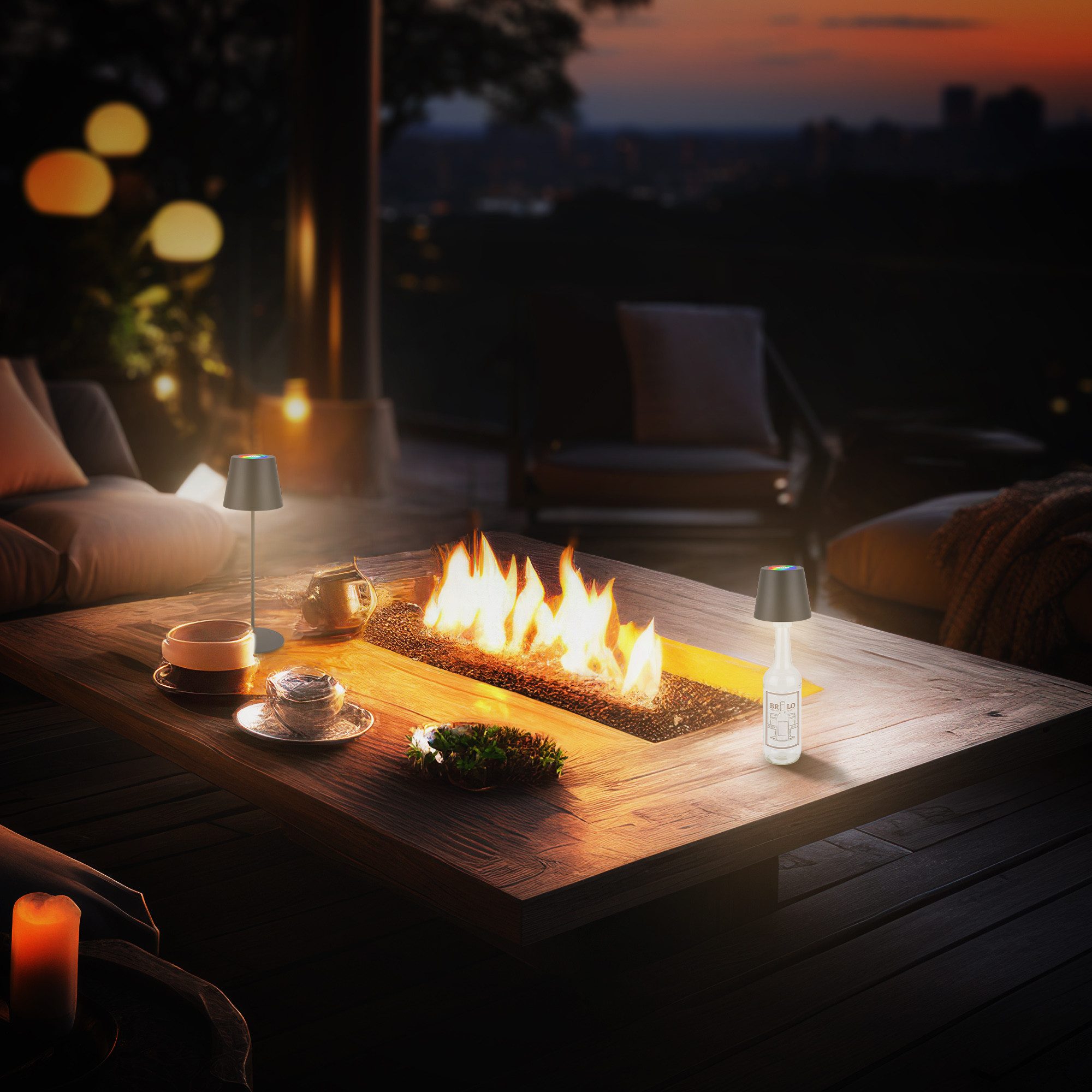 Briloner Leuchten Led-tafellamp Calida