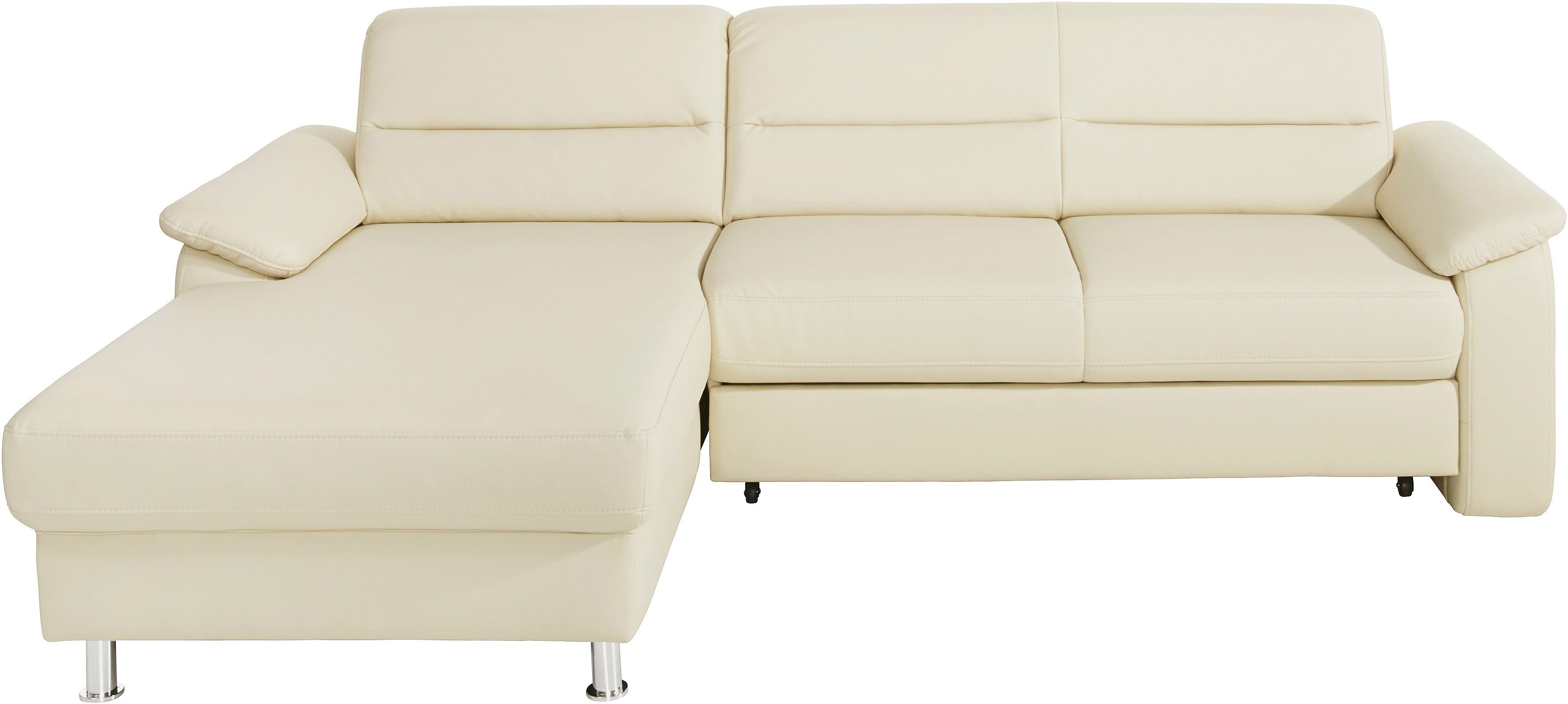 sit&more Hoekbank Ascara L-vorm inclusief boxspring/binnenveringsinterieur, naar keuze met slaapfunctie