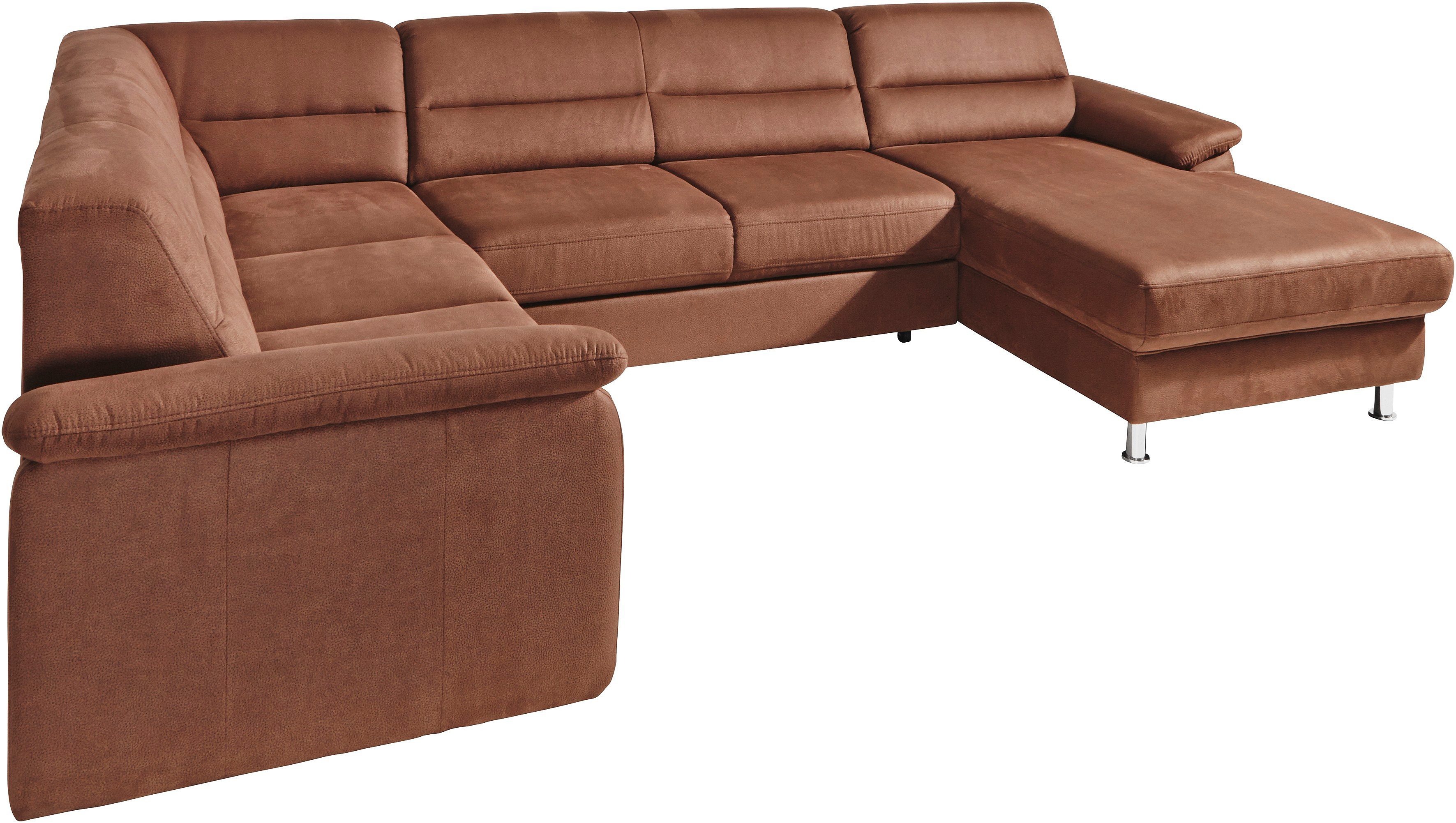 sit&more Zithoek Top Ascara U-vorm inclusief boxspring/binnenveringsinterieur, naar keuze met slaapfunctie