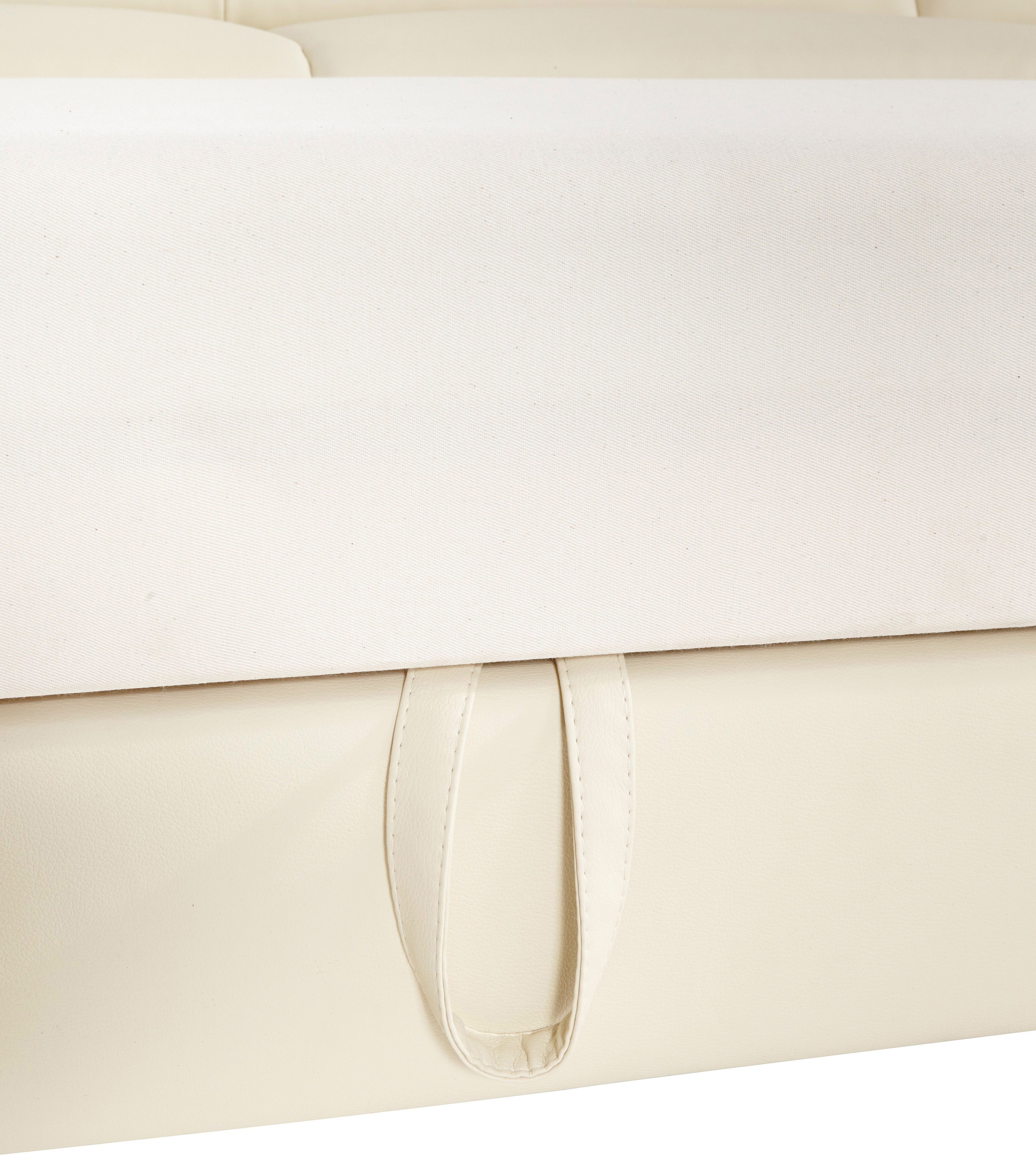 sit&more Hoekbank Ascara L-vorm inclusief boxspring/binnenveringsinterieur, naar keuze met slaapfunctie