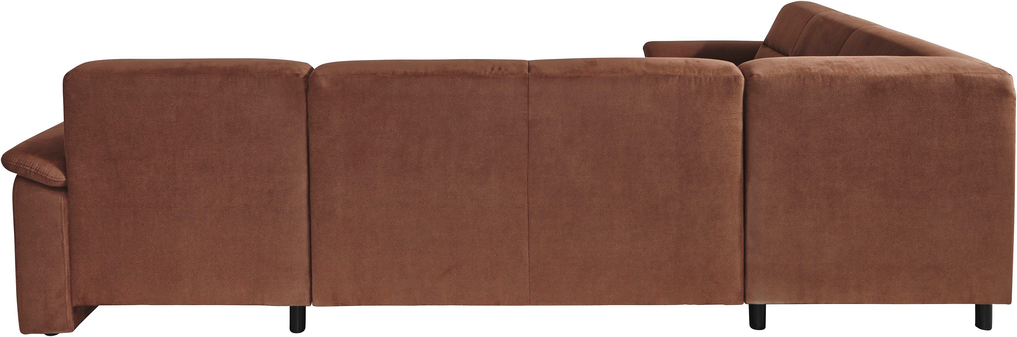 sit&more Zithoek Top Ascara U-vorm inclusief boxspring/binnenveringsinterieur, naar keuze met slaapfunctie