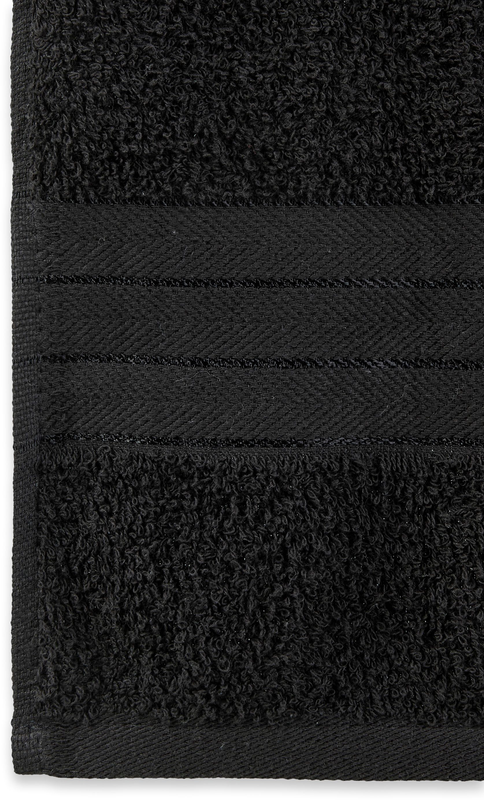 good morning Handdoeken Uni Good Morning Katoen, walkfrottee, bies, 500 GSM, effen, zonder ophangbeugel (4 stuks)