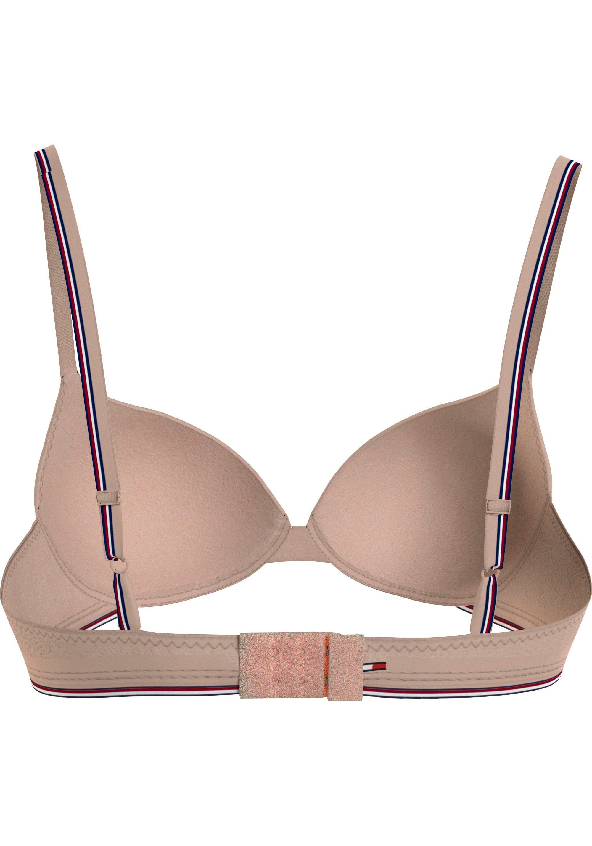 Tommy Hilfiger Underwear Bh zonder beugels DEMI-BRA met tommy hilfiger merkdetails