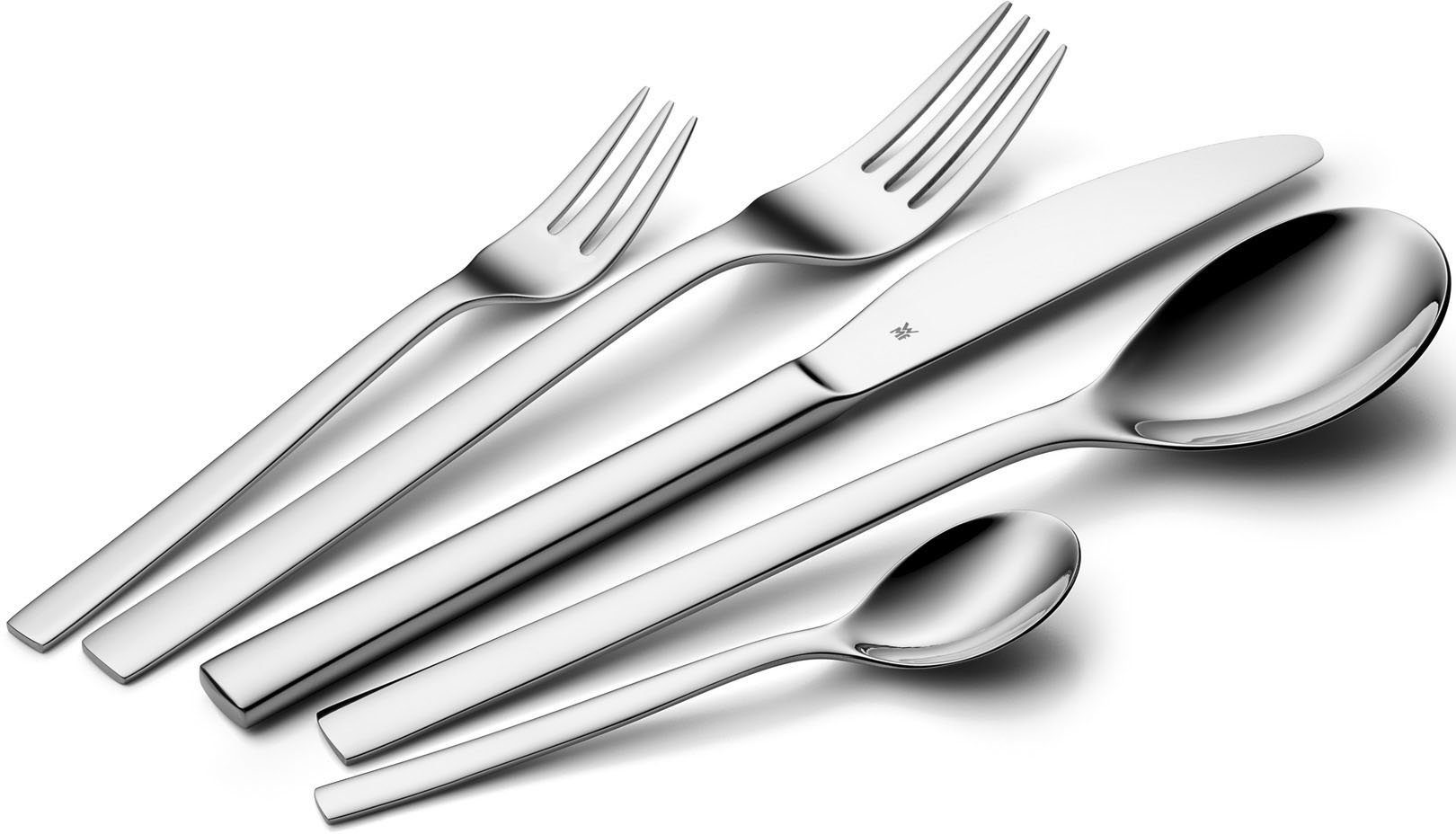 WMF Bestekset Atria gepolijst, met stevige monobloc tafelmessen (set)