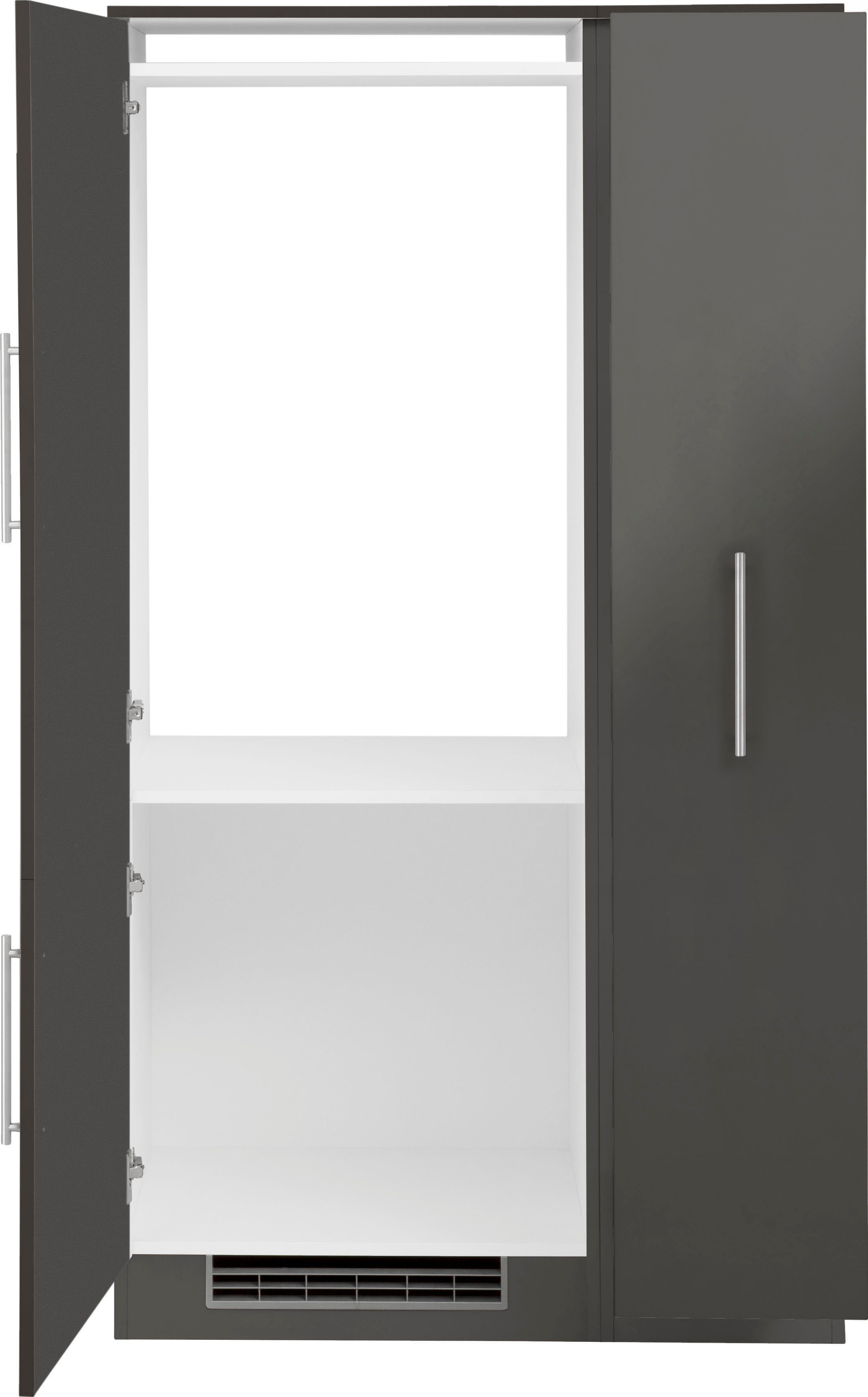 wiho Küchen Keuken Cali Koelombouwkast met opbergruimte, optioneel met elektrische apparaten, breedte 90 cm