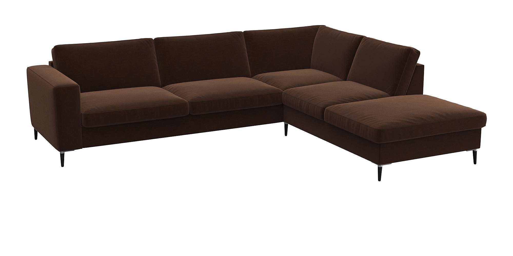FLEXLUX Hoekbank Fiore, super zitcomfort door koudschuim in de zitting, L-vorm