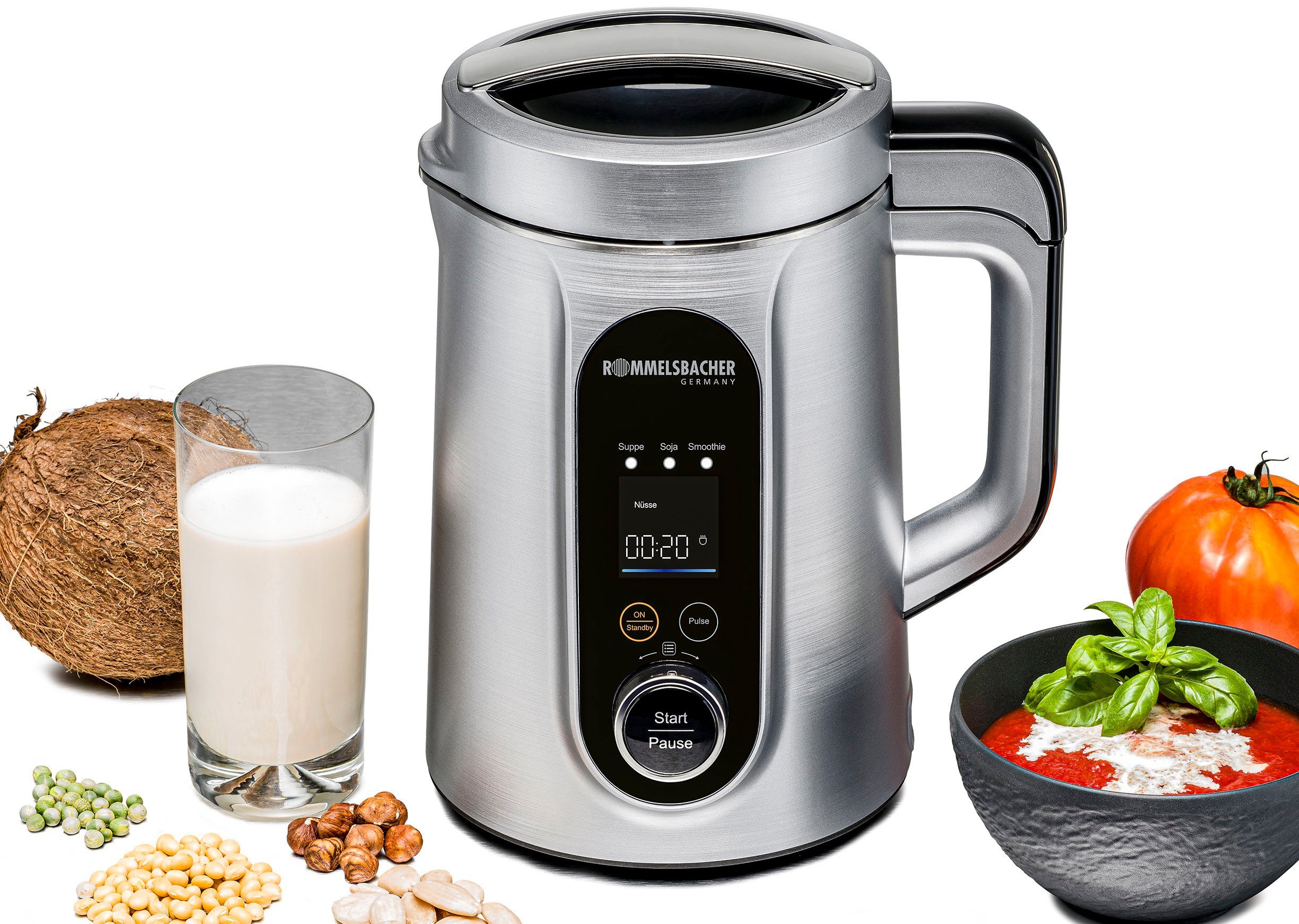 Rommelsbacher Keukenmachine met kookfunctie SVD 1400 Soepmaker & Veggie drankjesmaker