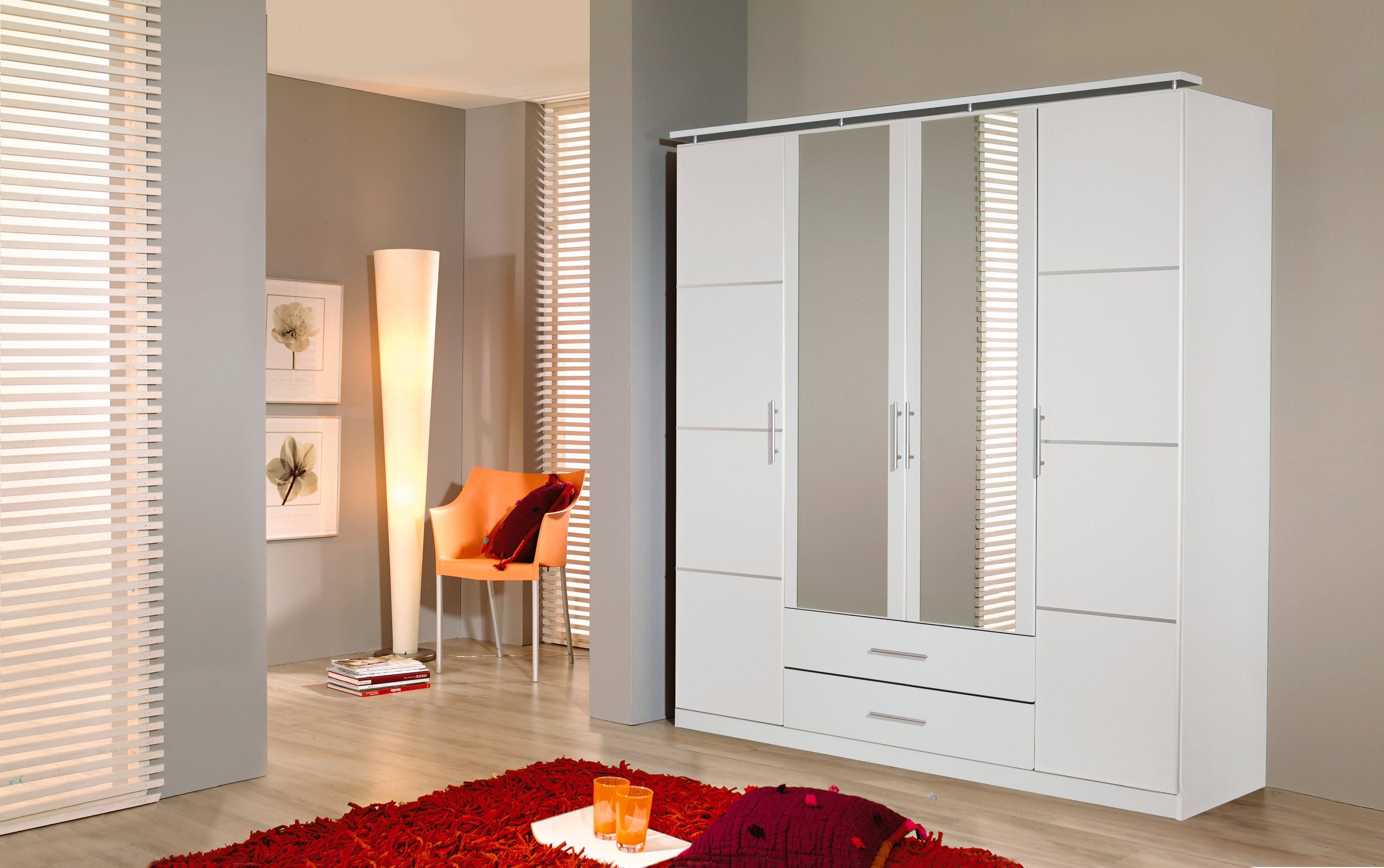 rauch Draaideurkast Micro met elegante panelen en praktische externe laden
