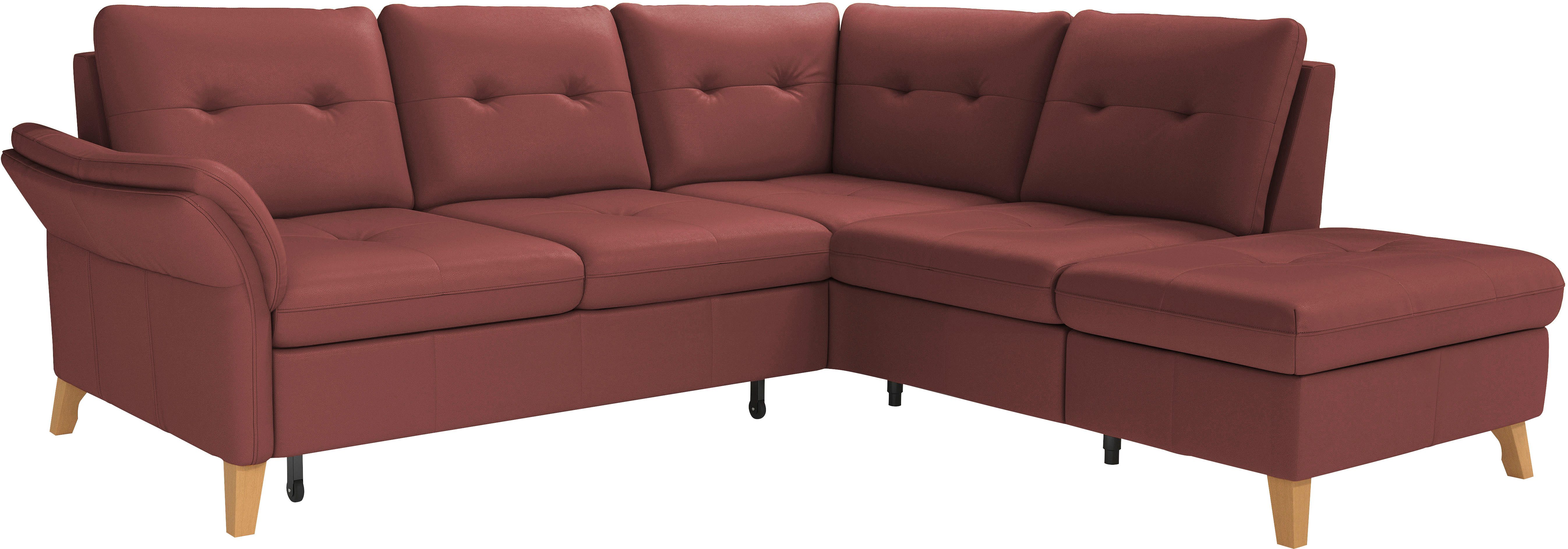 sit&more Hoekbank Göteborg inclusief zitdiepteverstelling, optioneel met bedfunctie & bedlade
