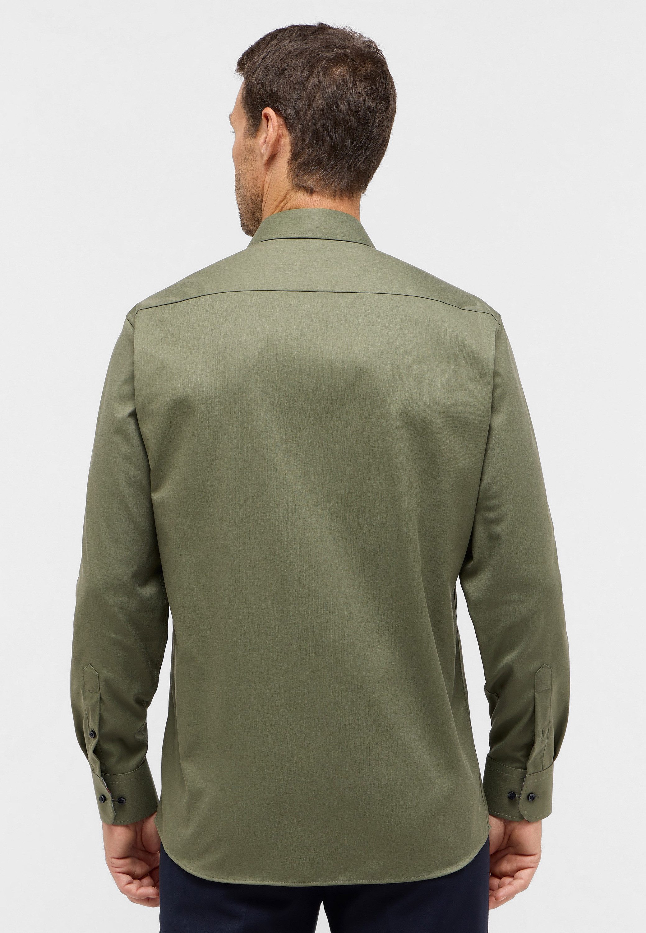 Eterna Overhemd met lange mouwen MODERN FIT NON IRON (strijkvrij)