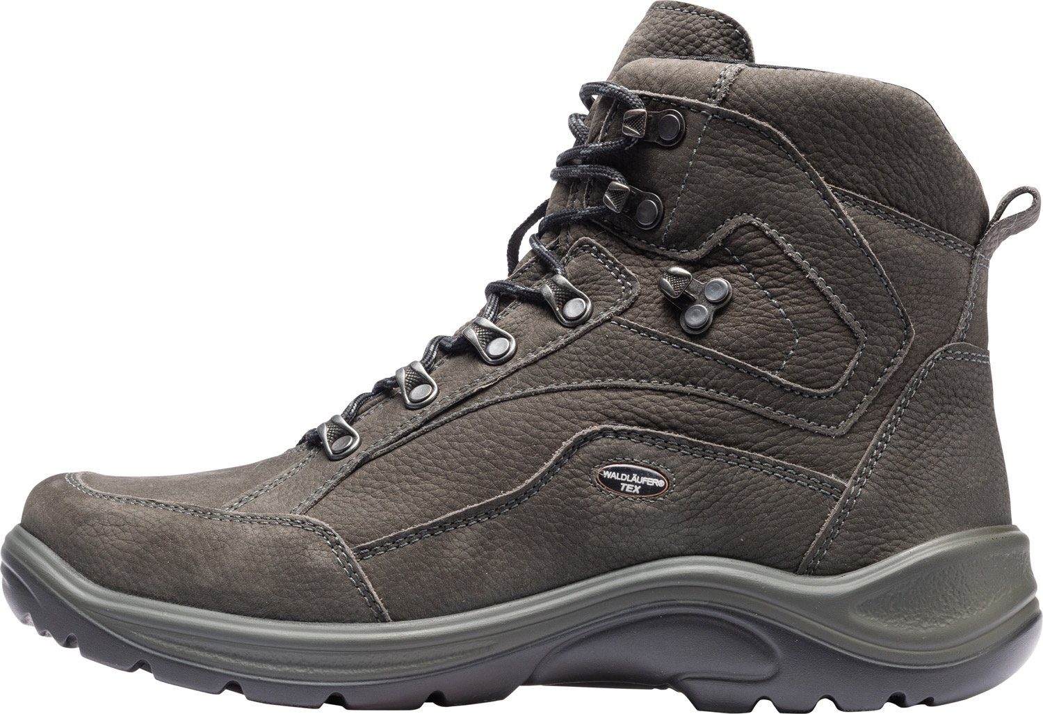 Waldläufer Hoge veterschoenen HAYO Outdoorlaarzen, enkellaars, wandelschoen met TEX-membraan, G-wijdte