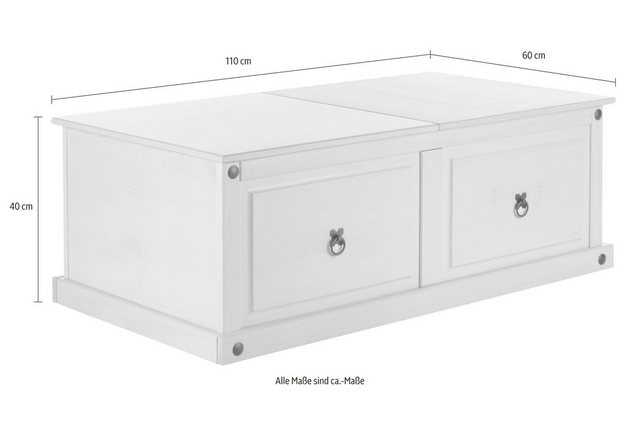 HOME AFFAIRE Salontafel van massief grenenhout HOME AFFAIRE Salontafel van massief grenenhout