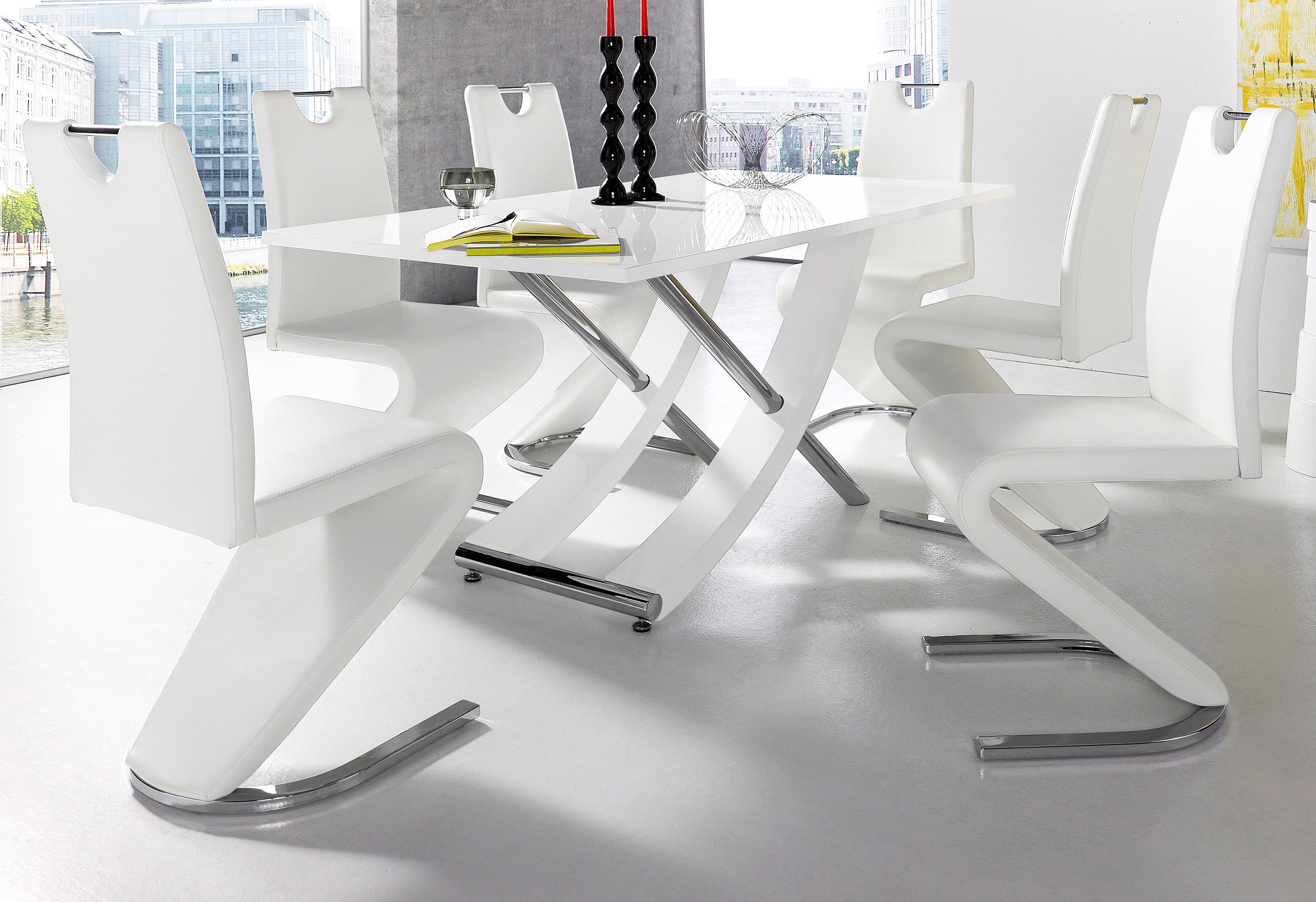 INOSIGN Eettafel Kaleo, TOPSELLER! Breedte 160 cm, modern ontwerp, stabiel, hoogglans